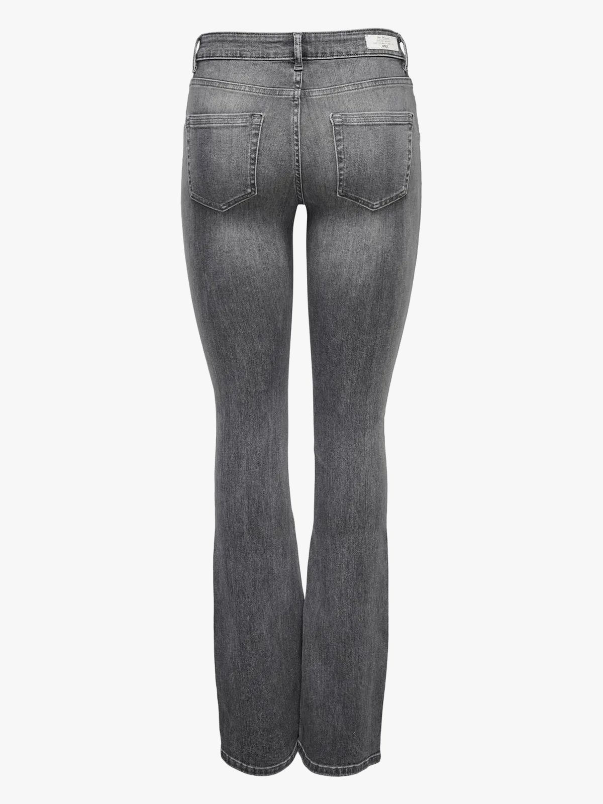 Only Blush Mid Flared Denim Grey Denim
