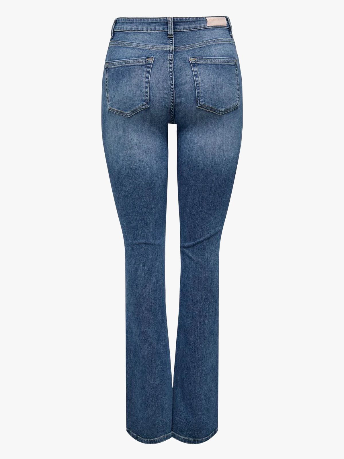 Only Blush Mid Flared Denim Medium Blue Denim