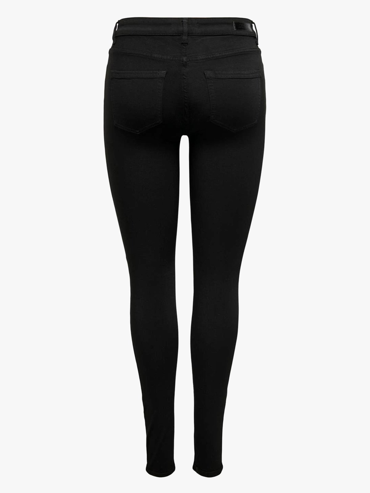 Only Blush Mid Skinny Forever Black Jeans Black Denim