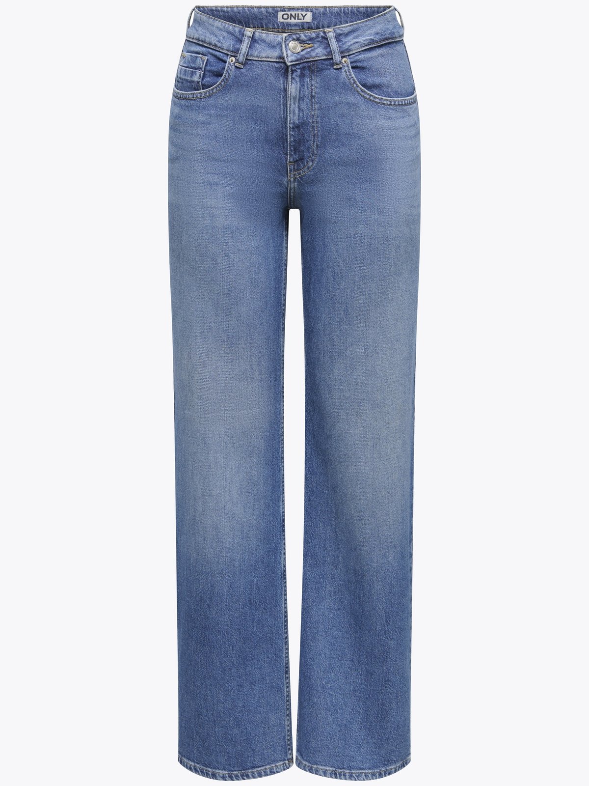 Only Juicy High Waist Wide Denim Medium Blue Denim