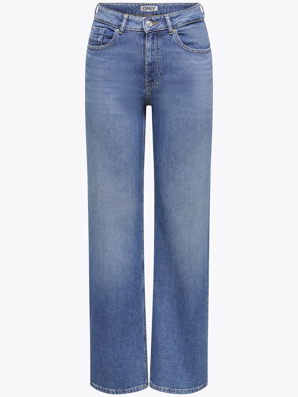 Only Juicy High Waist Wide Denim Medium Blue Denim