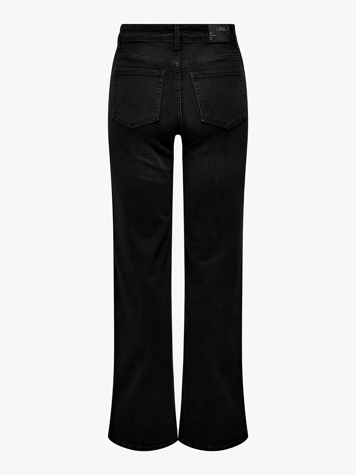 Only Madison Blush High Waist Wide Denim Washed Black
