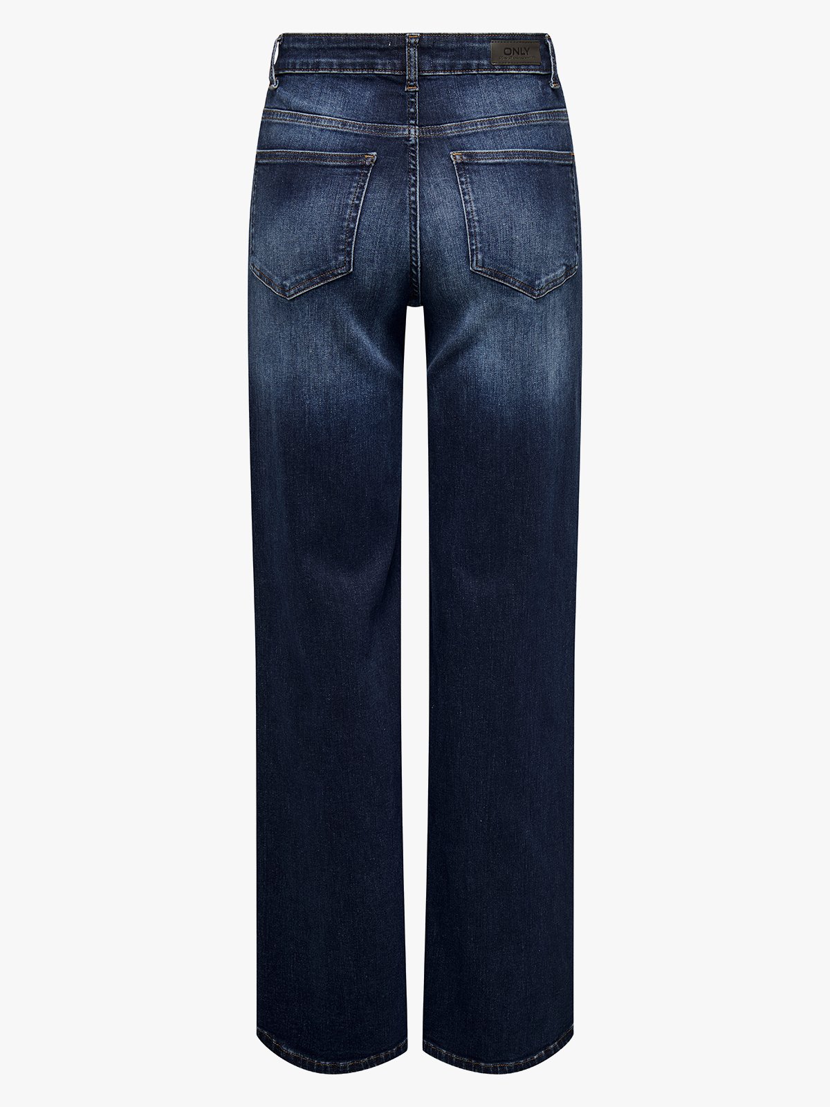 Only Madison Blush High Waist Wide Denim Dark Blue Denim