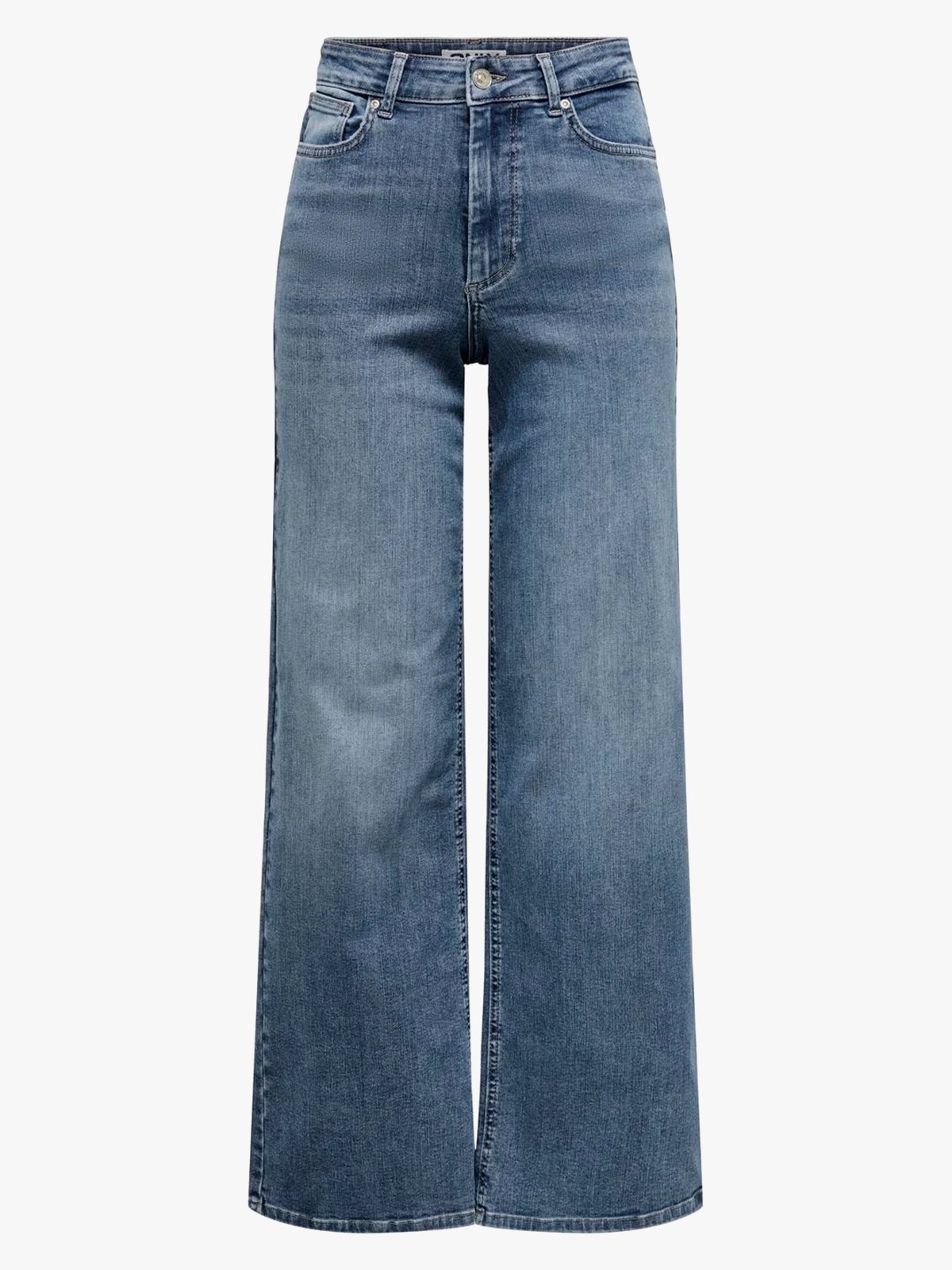 Only Madison Blush High Waist Wide Denim Special Blue Grey Denim