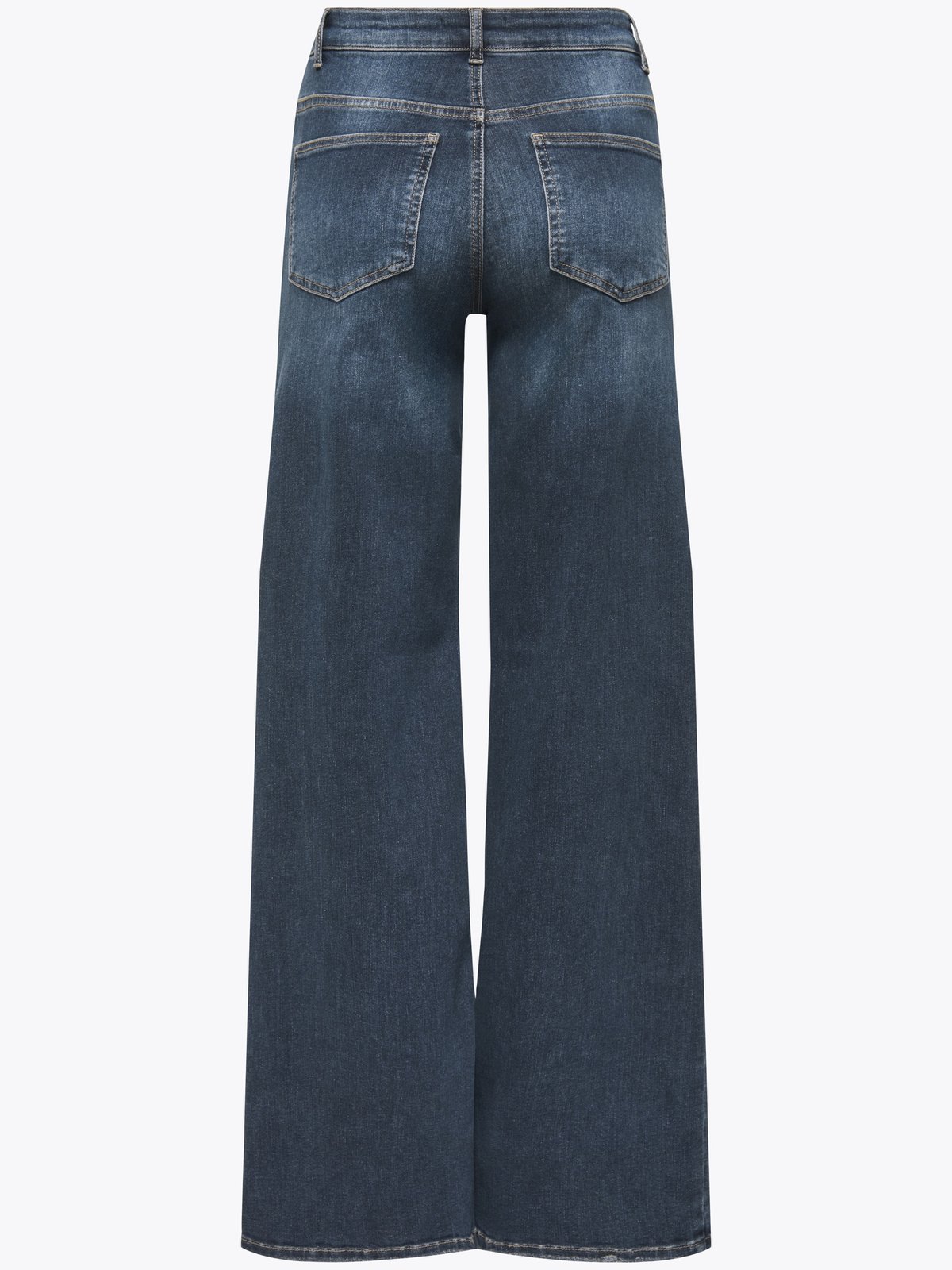 Only Madison Blush High Waist Wide Denim Blå