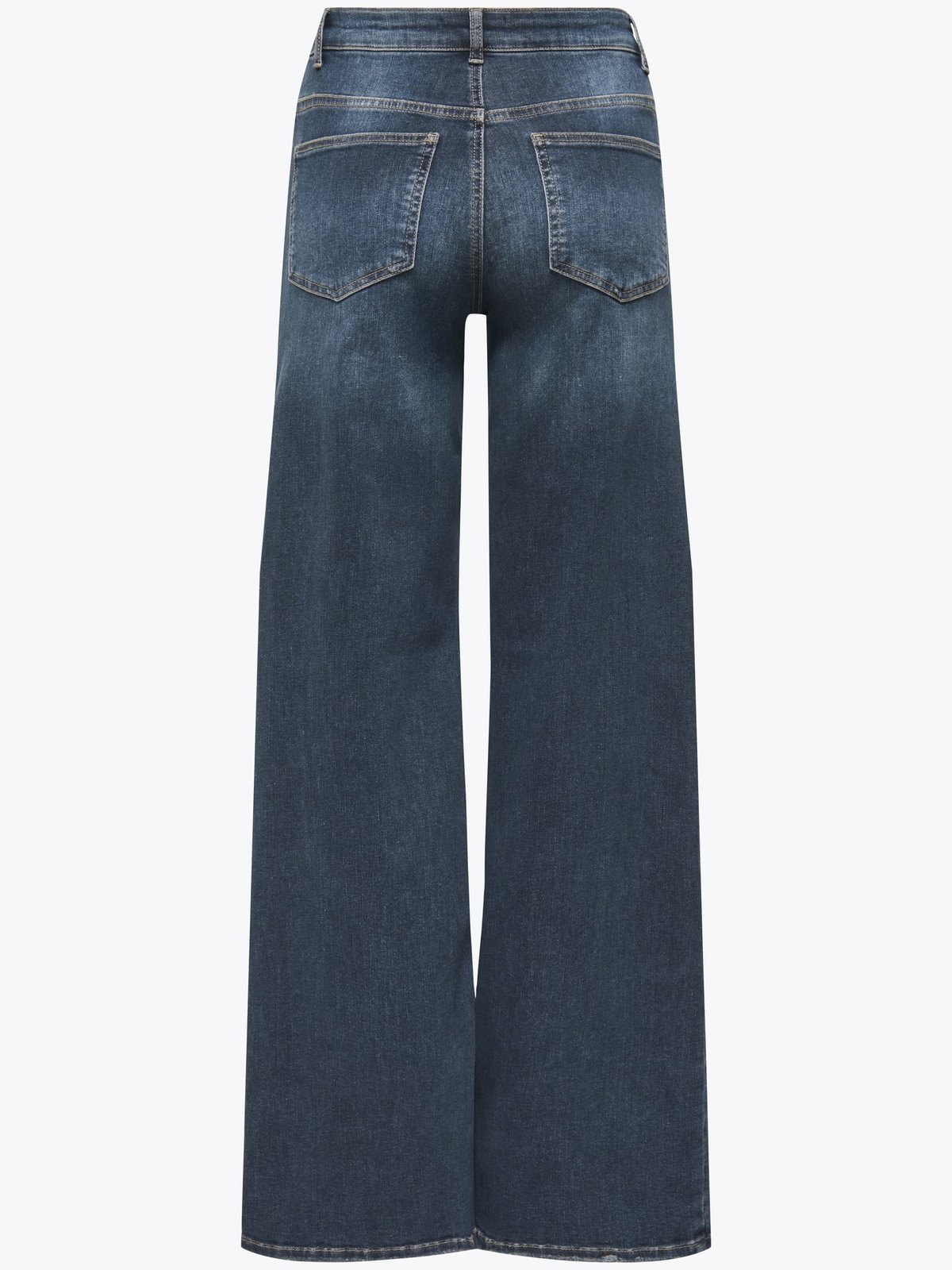 Only Madison Blush High Waist Wide Denim Blå