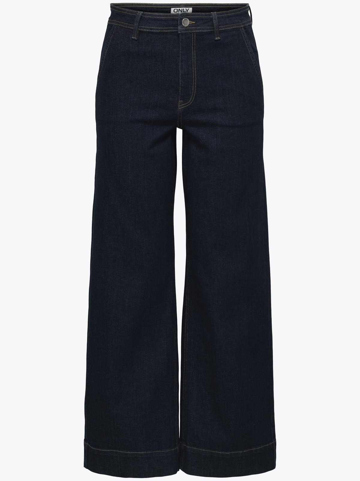 Only Madison Blush High Waist Wide Denim Dark Blue Denim