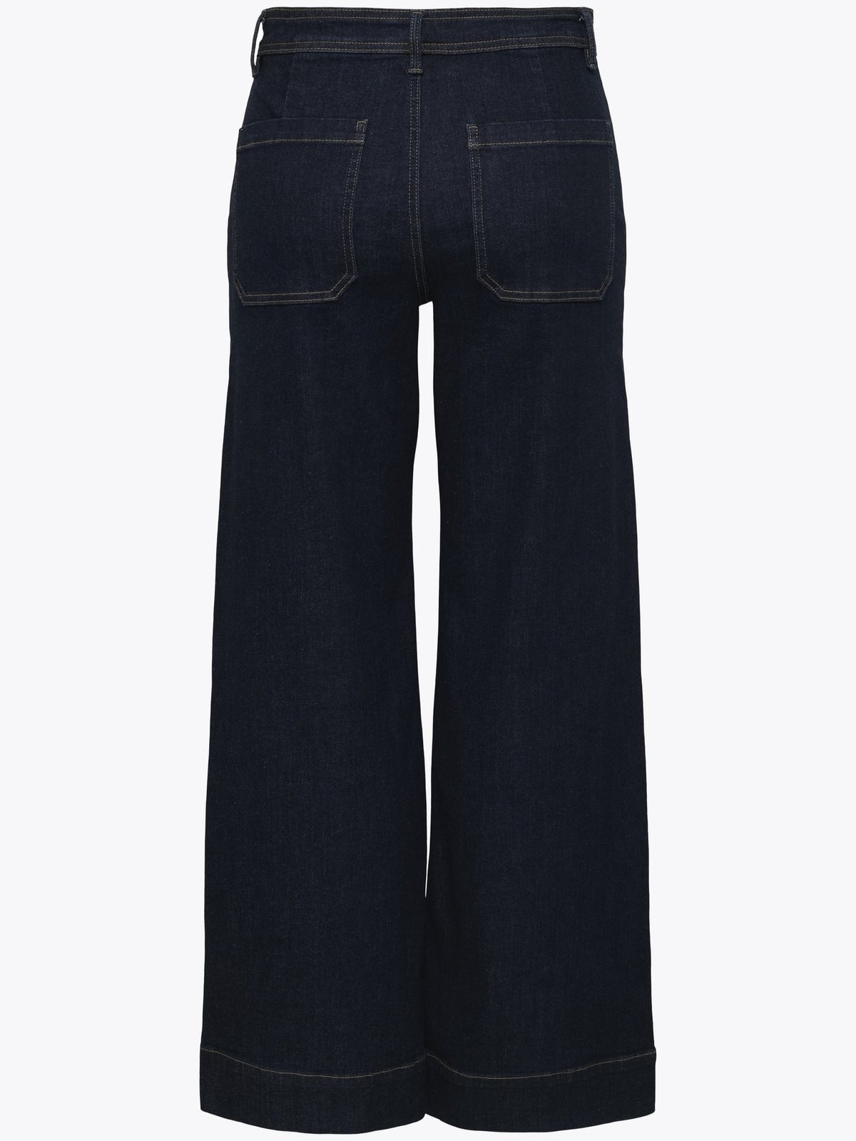 Only Madison Blush High Waist Wide Denim Dark Blue Denim