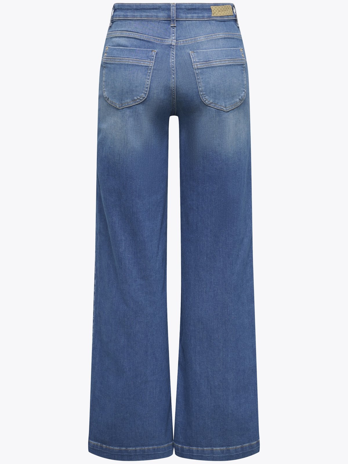 Only Madison Blush High Waist Wide Denim Medium Blue Denim