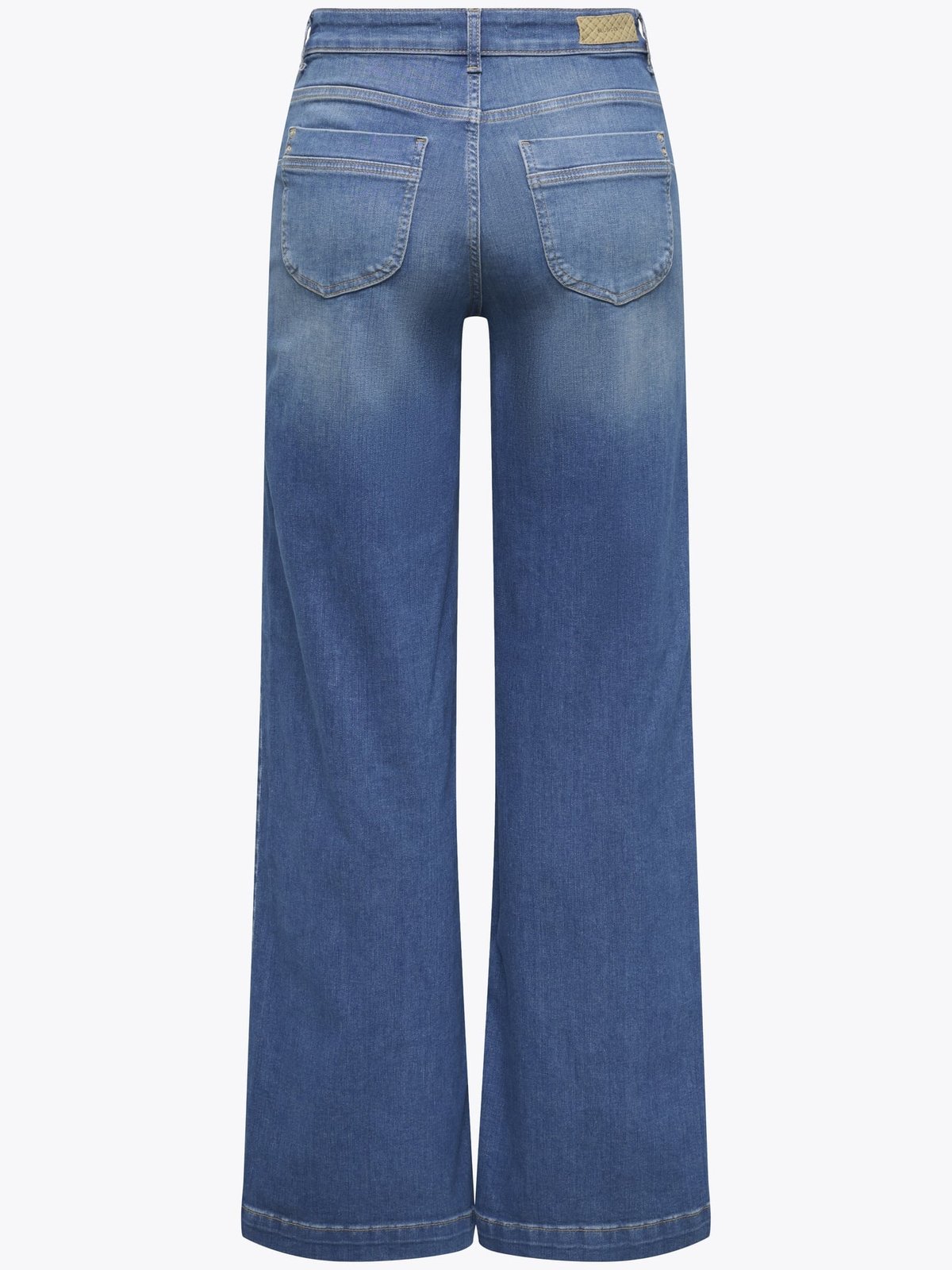 Only Madison Blush High Waist Wide Denim Medium Blue Denim