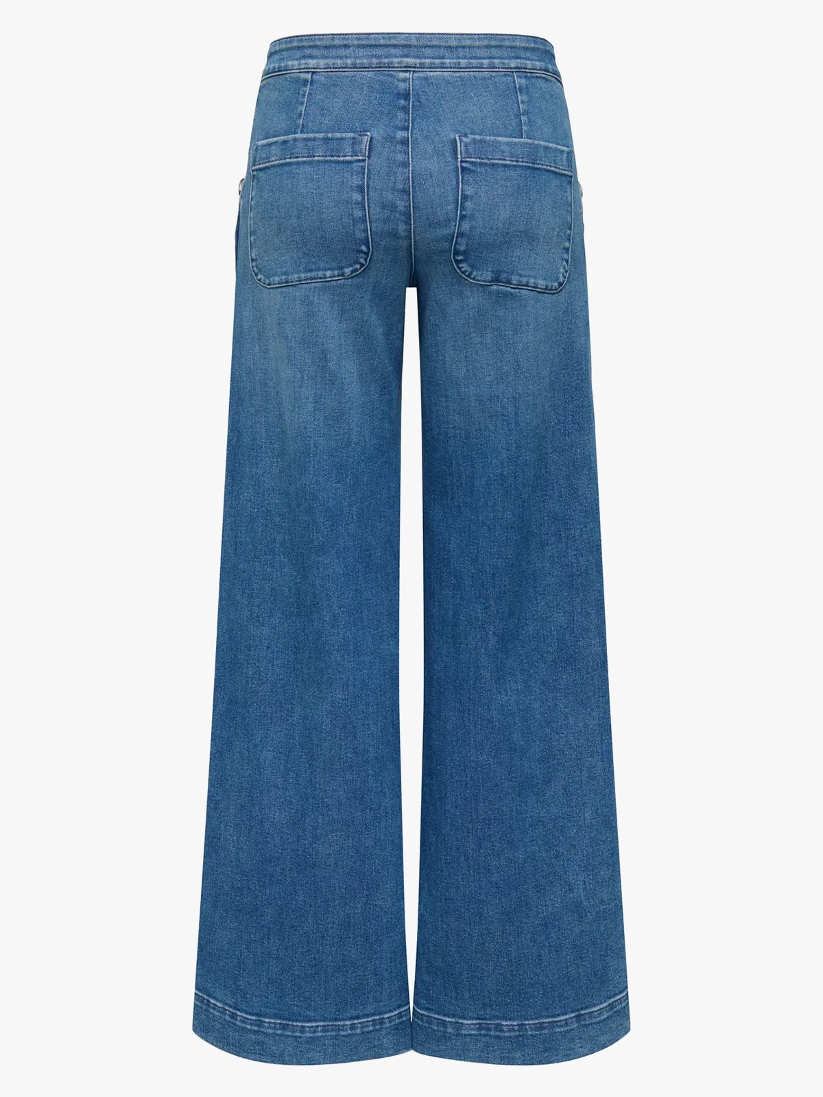 Only Madison Blush High Waist Wide Denim Medium Blue Denim