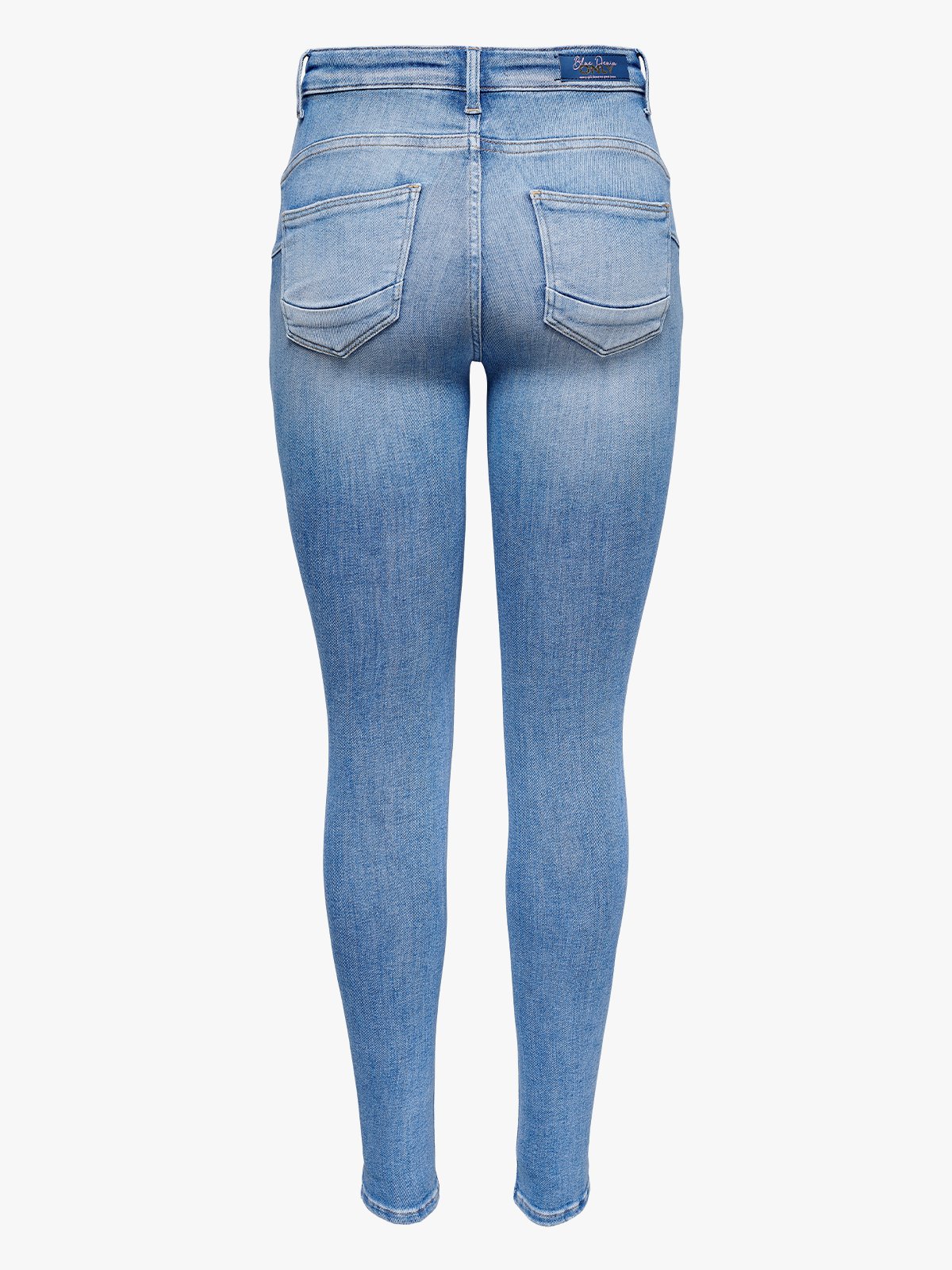 Only Power Mid Pushup Special Bright Blue Denim