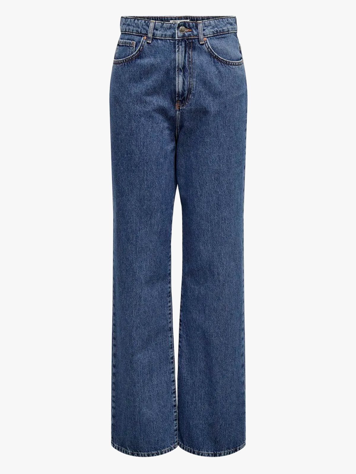 Only Silje Ex High Waisted Wide Denim Medium Blue Denim