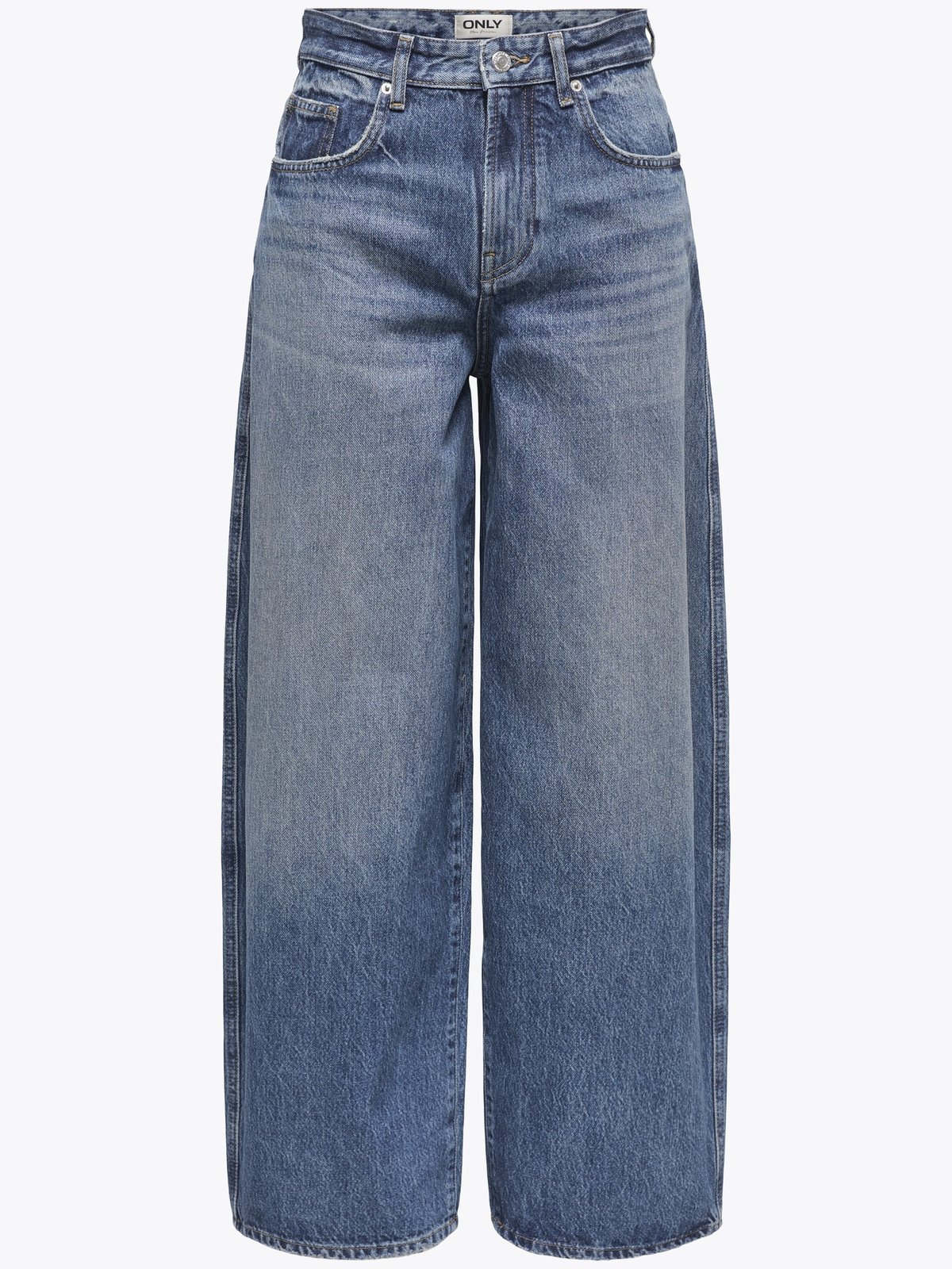 Only Taylor High Waist Barrel Denim Dark Bue Denim