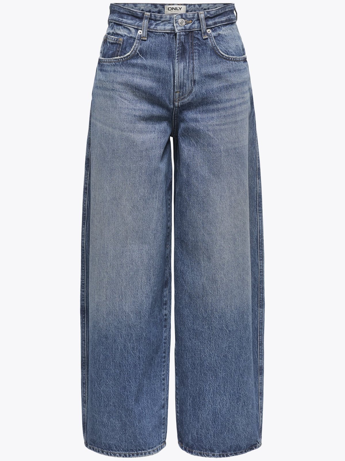 Only Taylor High Waist Barrel Denim Dark Bue Denim