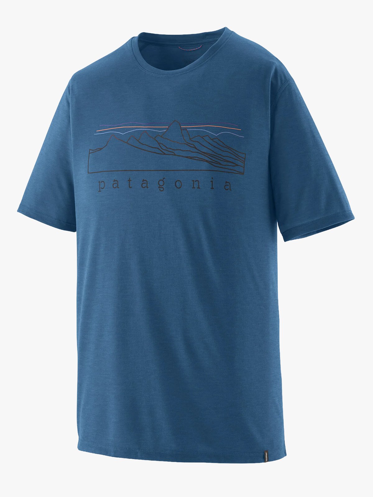Patagonia M Cap Cool Trail Shirt Aquatic Blue