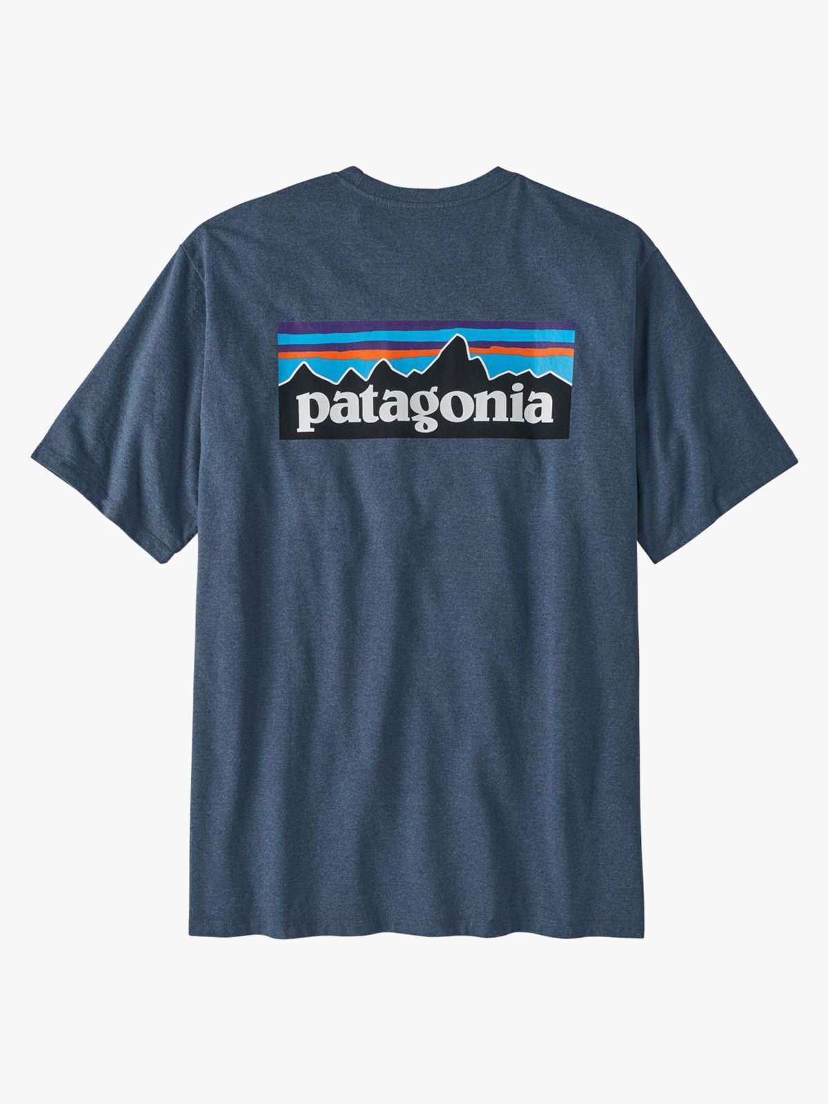 Patagonia M P-6 Logo Responsibili-Tee Utility Blue