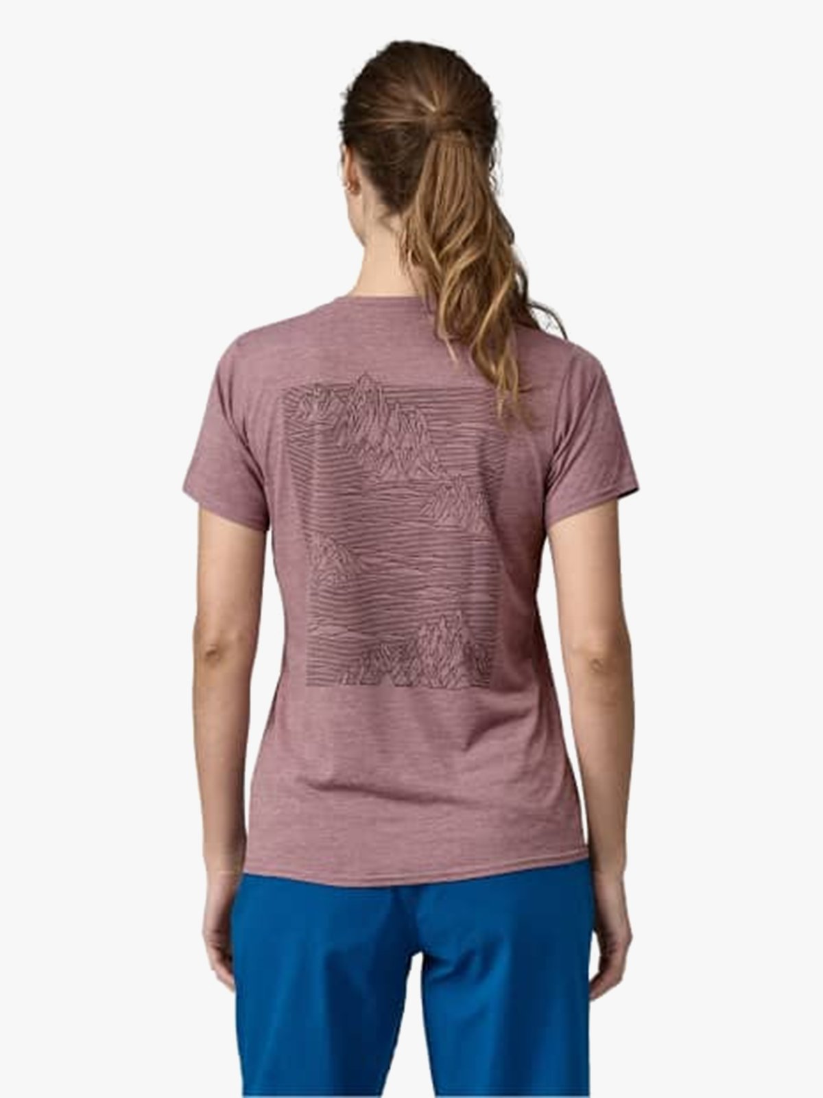 Patagonia Cap Cool Daily Graphic Shirt Strataspire: Stormy Mauve X-Dye