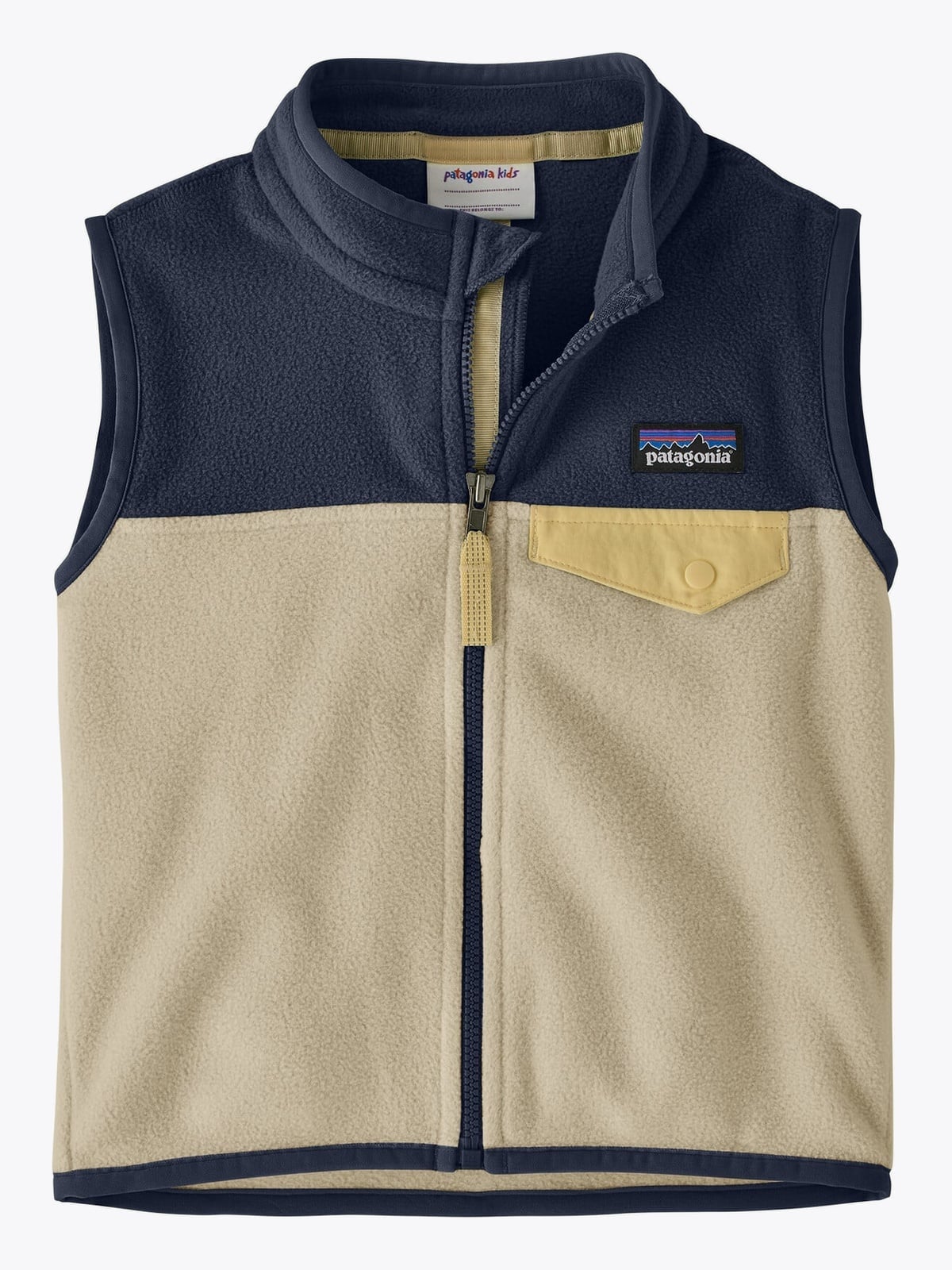 Patagonia Baby Micro D Snap-T Vest Weathered Stone