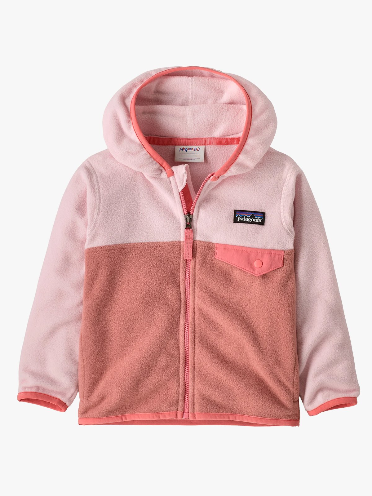 Patagonia Baby Micro D Snap-T Fleece Jacket Moment Pink