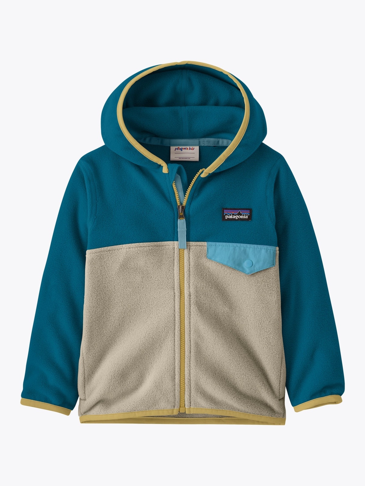 Patagonia Baby Micro D Snap-T Fleece Jacket Weathered Stone