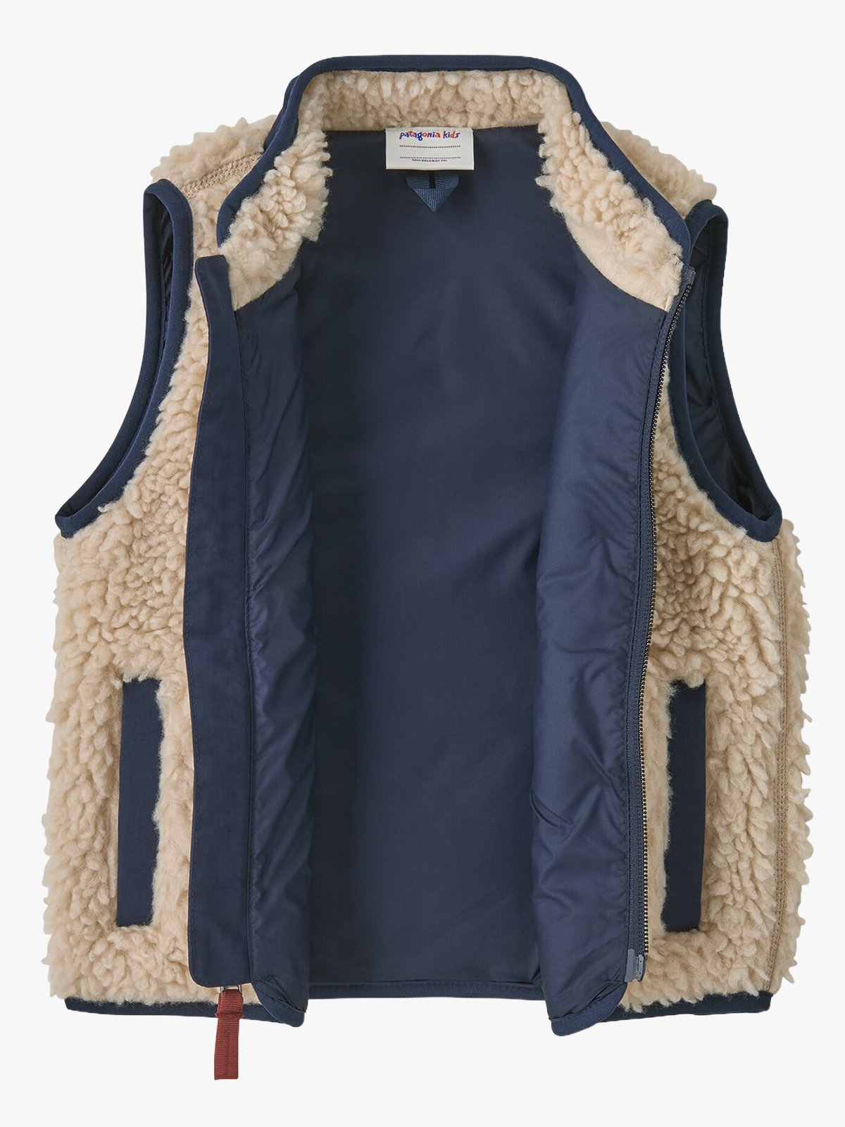 Patagonia Baby Retro-X Vest Dark Natural w/New Navy