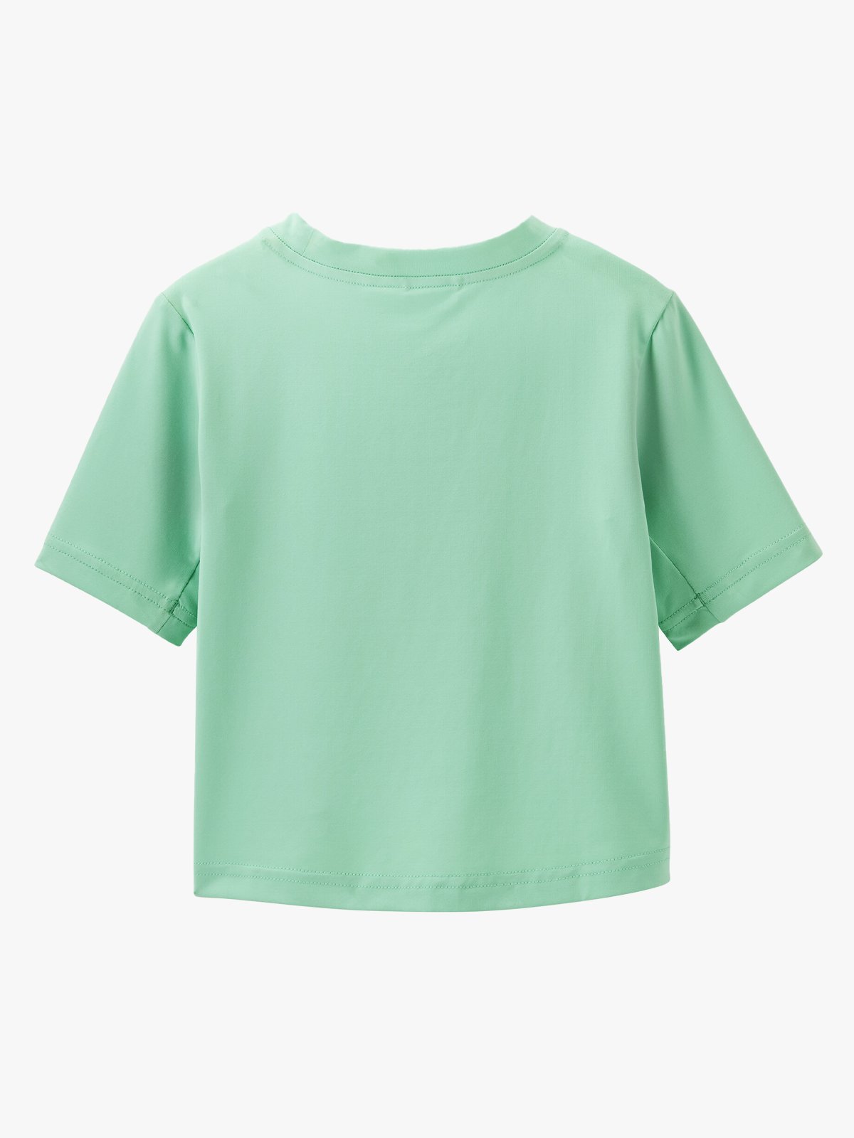 Patagonia Baby Cap Silkweight T-Shirt Caterpillar Chiller: Rinsed Green