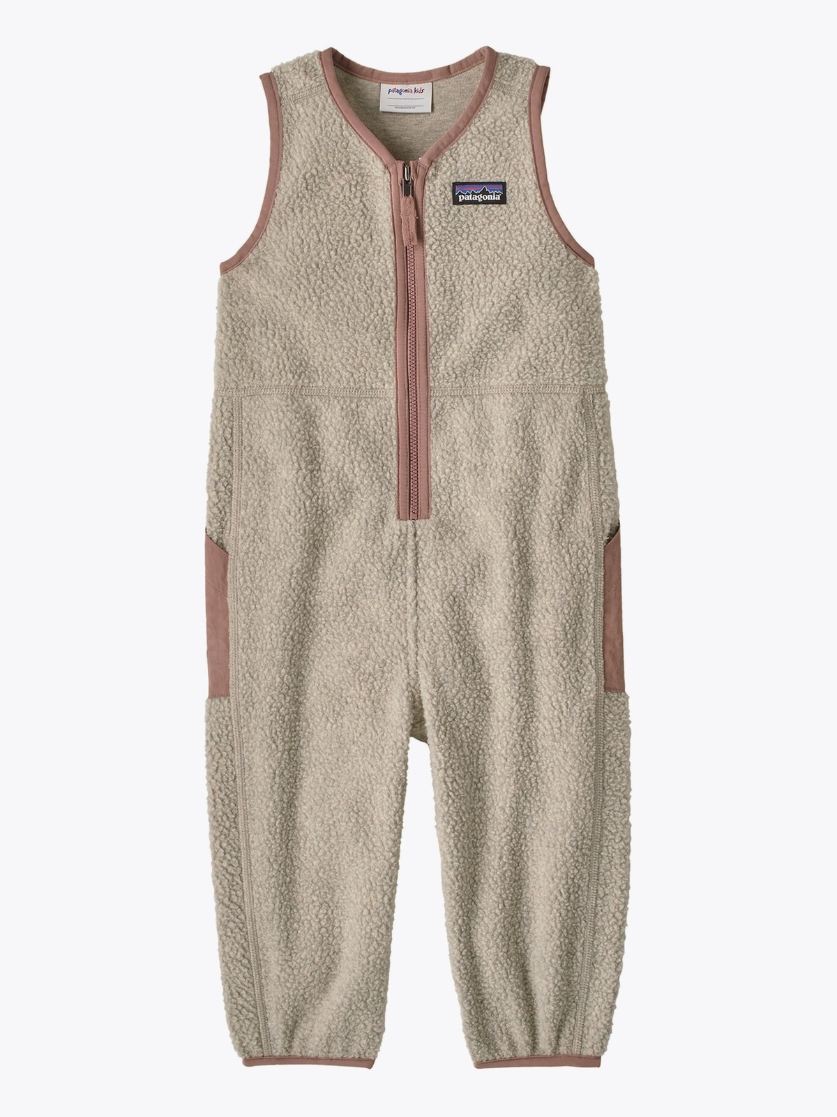 Patagonia Baby Shearling Overalls Natural