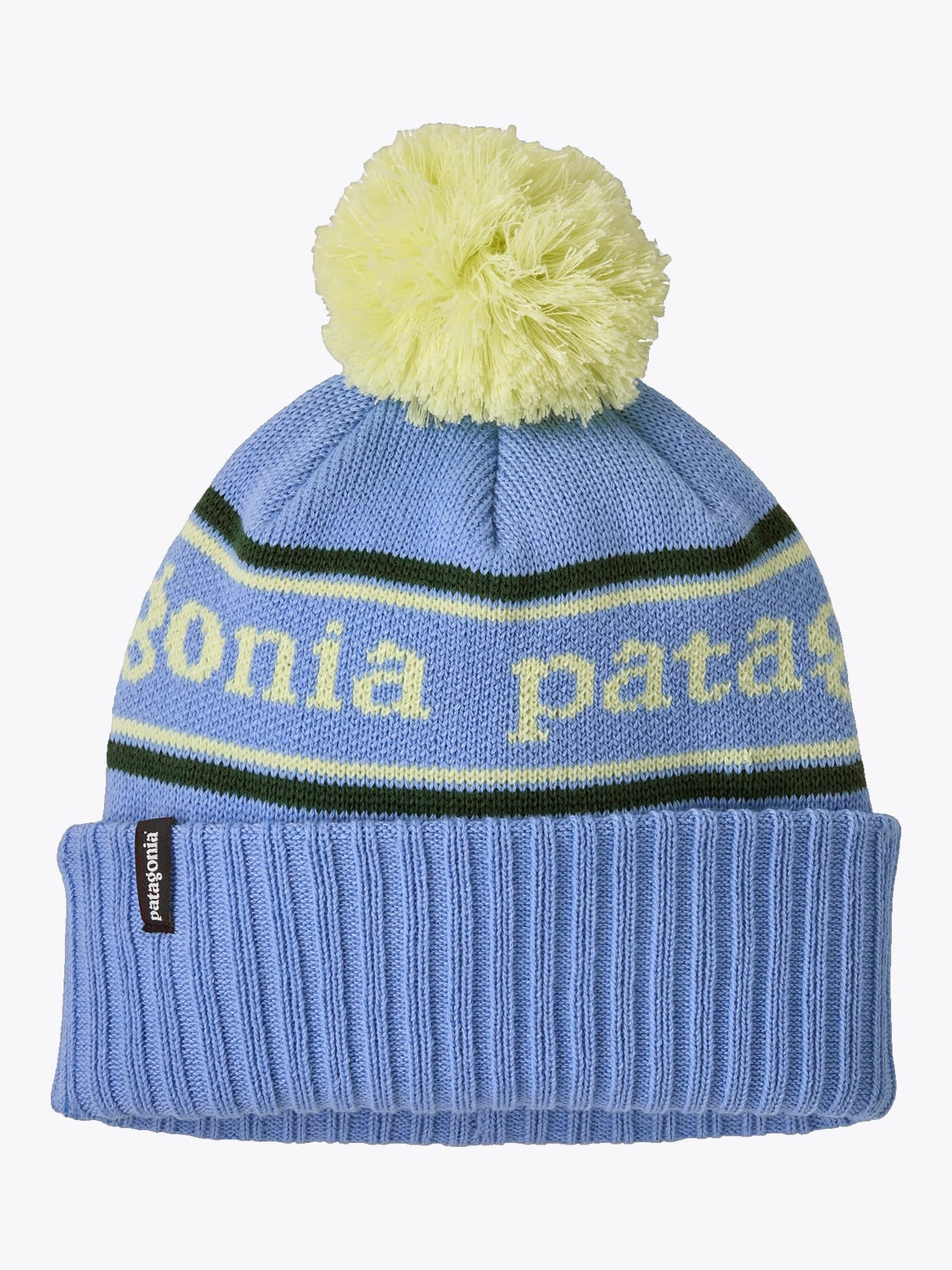 Patagonia Powder Town Beanie Park Stripe: Diver Blue