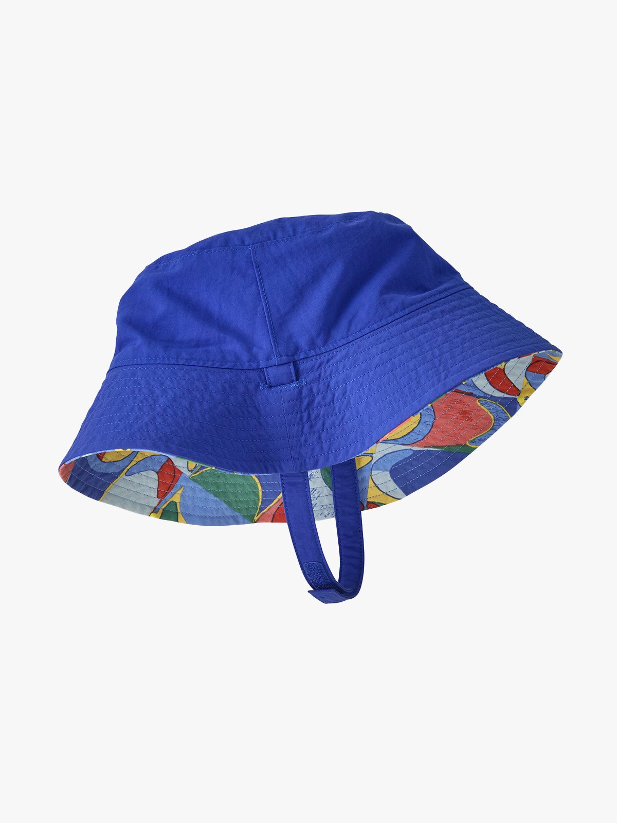 Patagonia Baby Sun Bucket Hat Swallowtail Geo: Eddy Blue