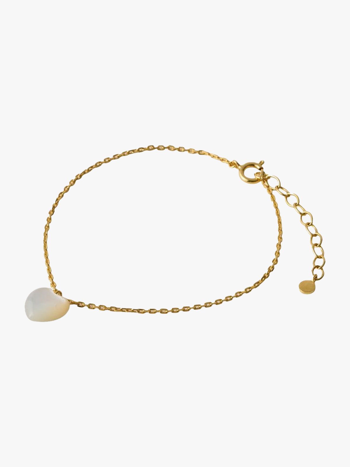 Pernille Corydon Ocean Heart Bracelet Gold plated recycled sterling silver