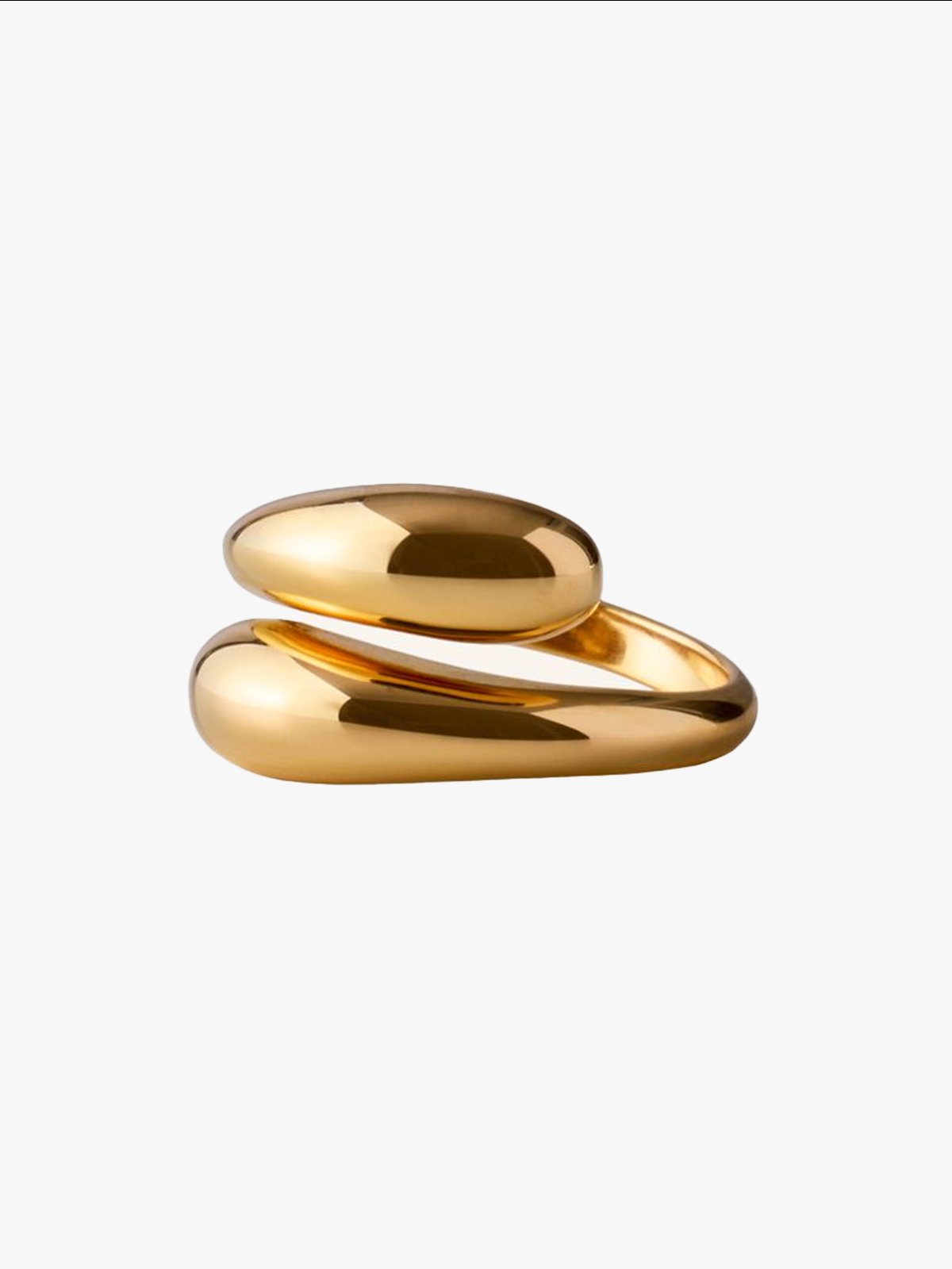 Pernille Corydon Rain Ring Gold-plated recycled silver