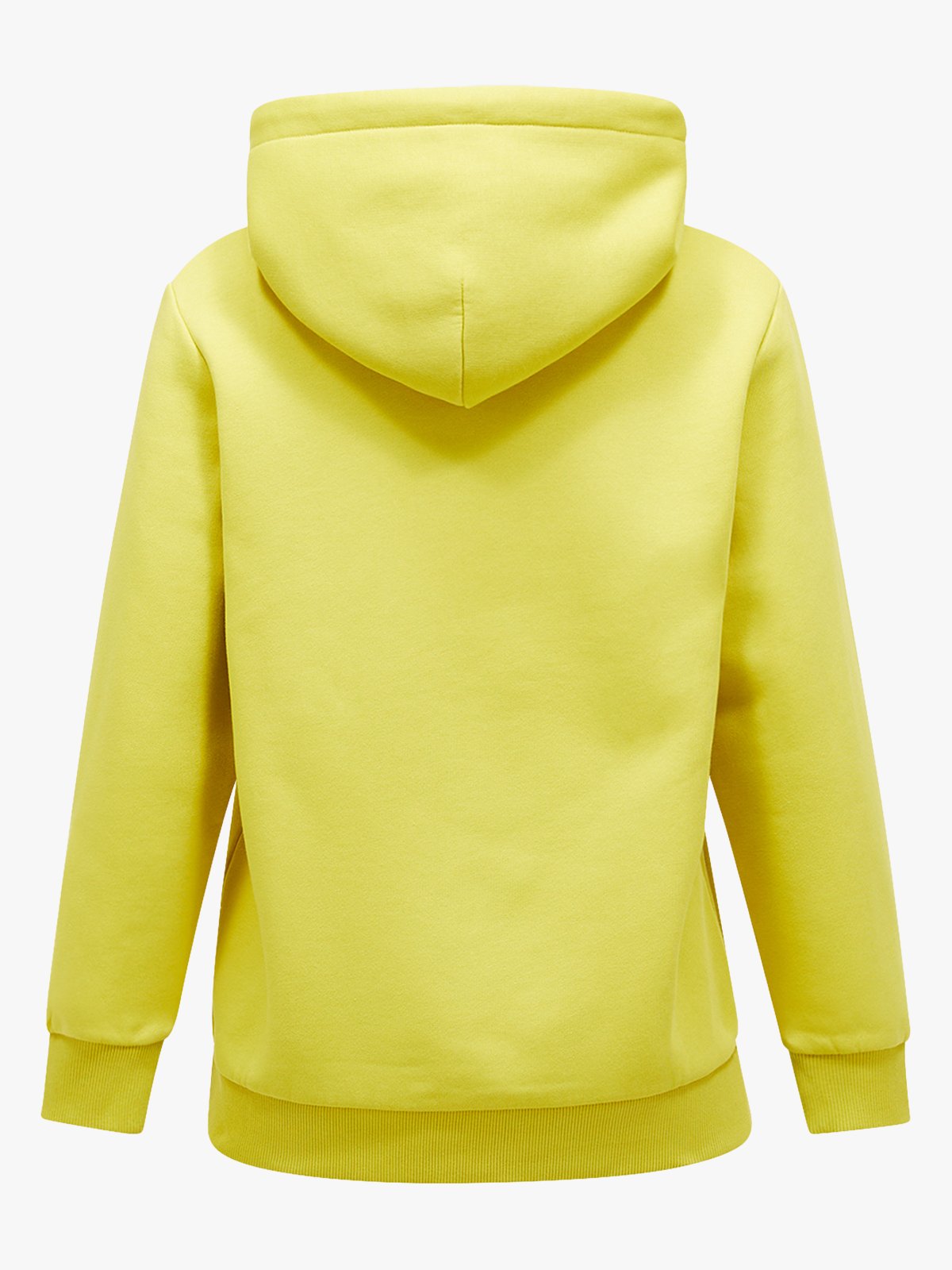 Peak Performance Original Small Logo Hood Canary Lime