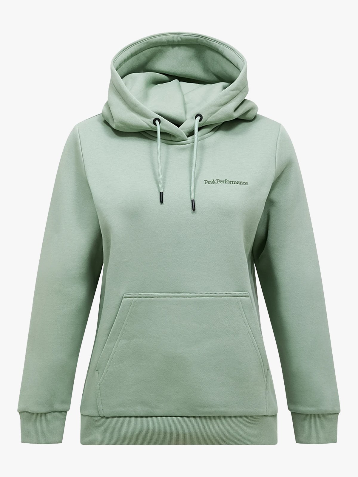 Peak Performance Original Small Logo Hood Green Valley