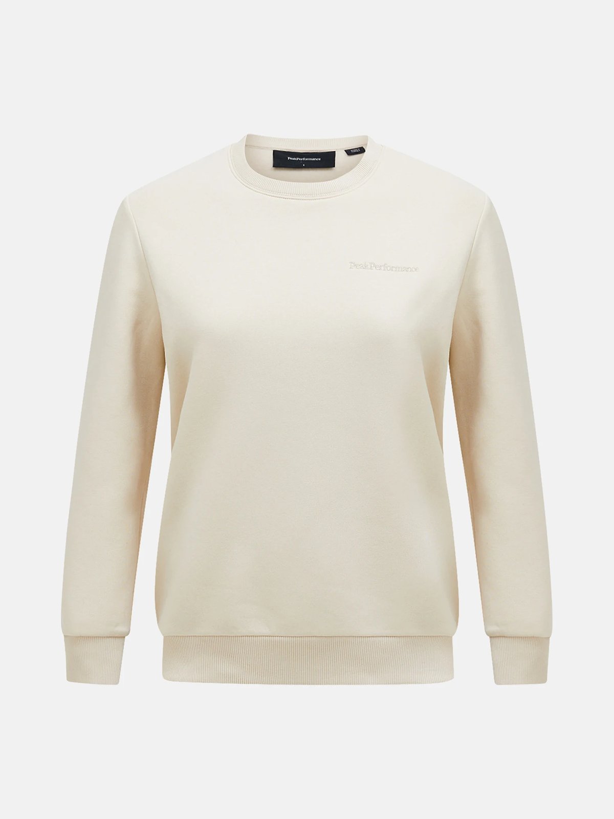 Peak Performance Original Small Logo Crew Sand Fog