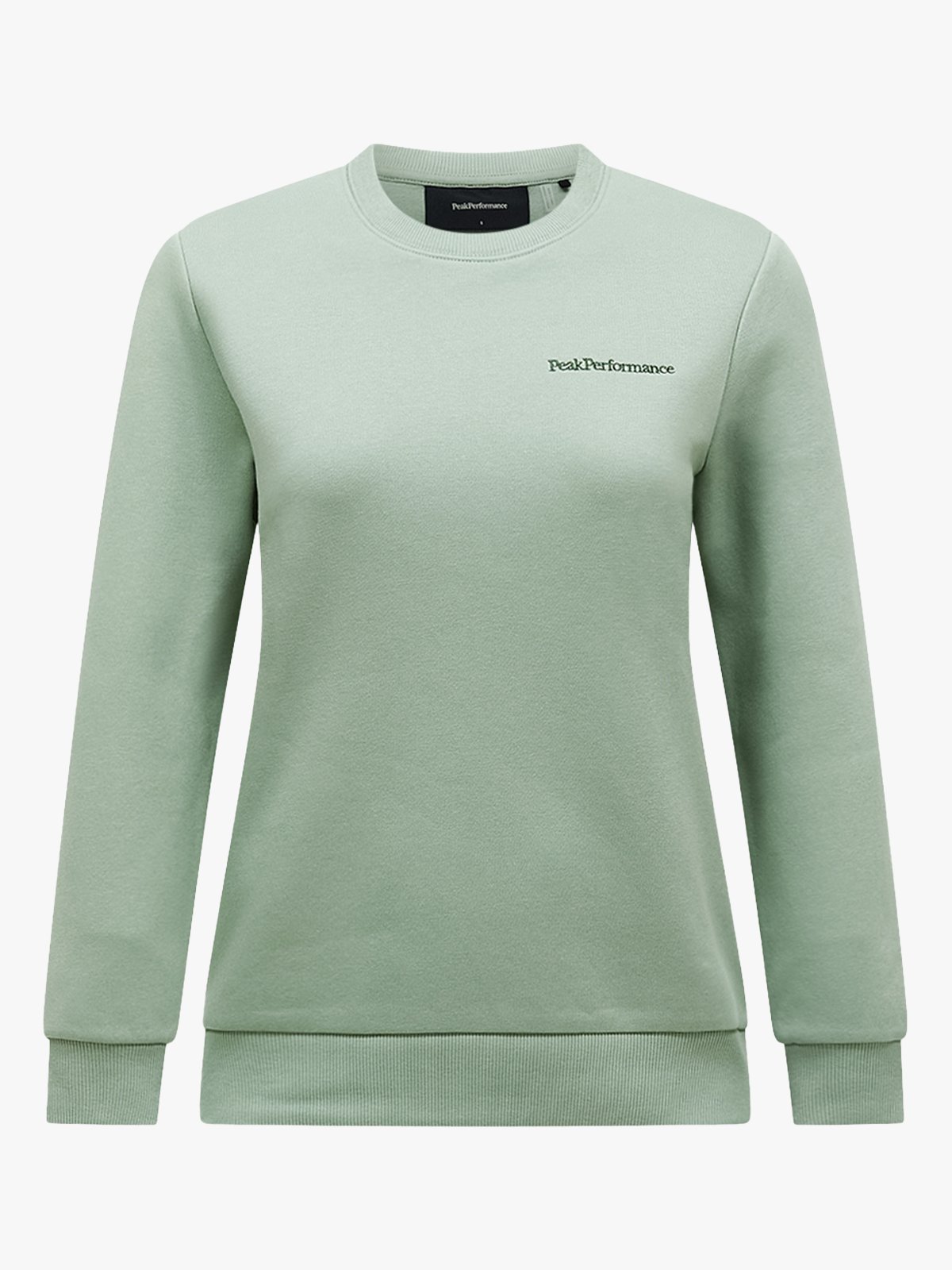 Peak Performance Original Small Logo Crew Green Valley