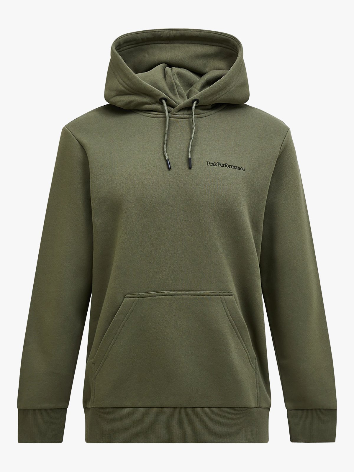 Peak Performance M Original Small Logo Hood Pine Needle