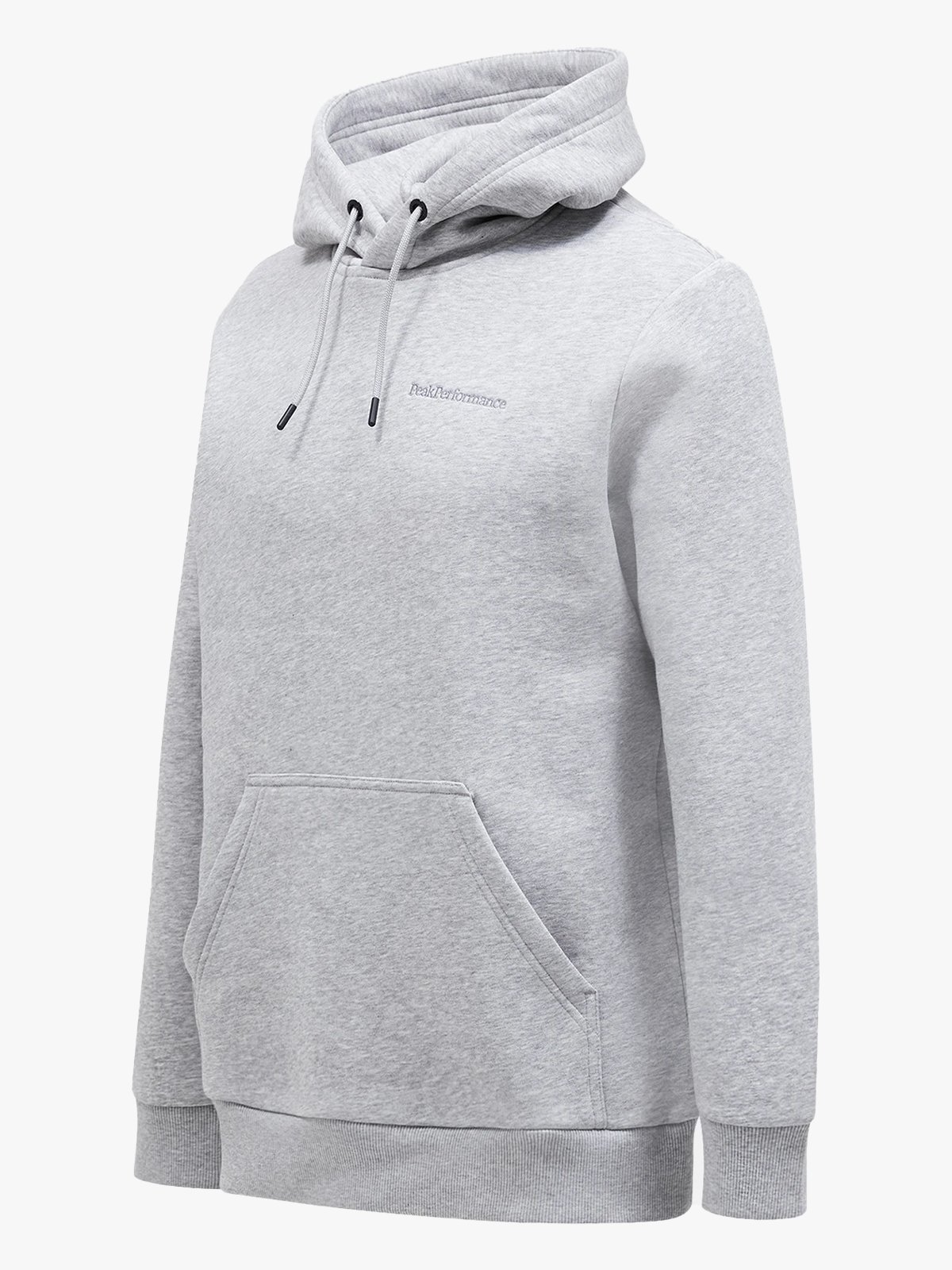 Peak Performance M Original Small Logo Hood MED GREY MELANGE