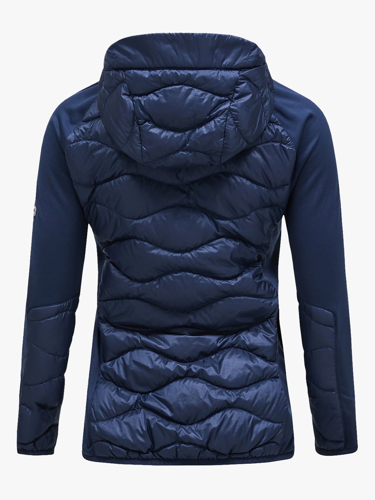 Peak Performance Helium Down Hybrid Hood Women BLUE SHADOW