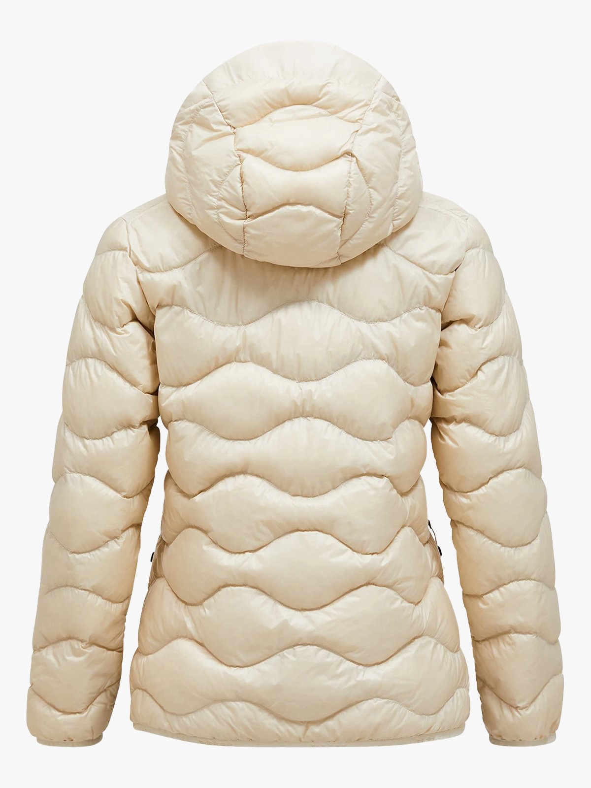 Peak Performance Helium Down Hood Jacket Women Sand Fog