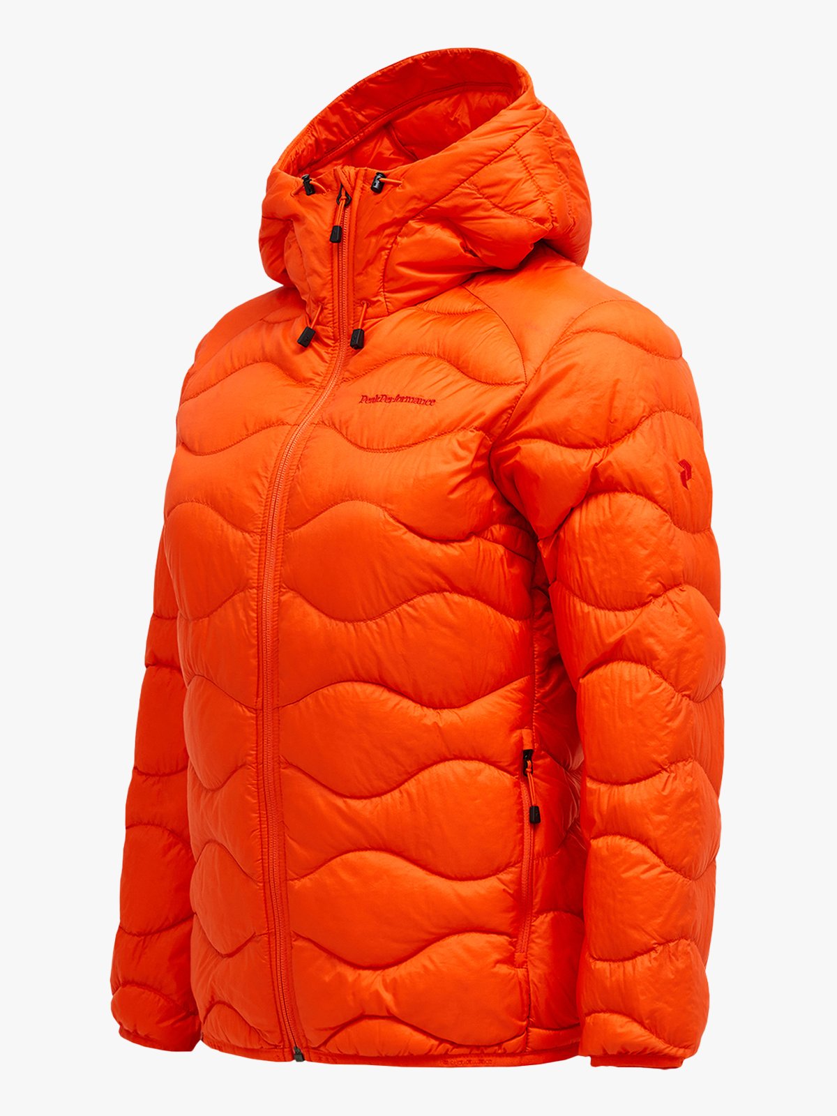 Peak Performance Helium Down Hood Jacket Women Solar Burst