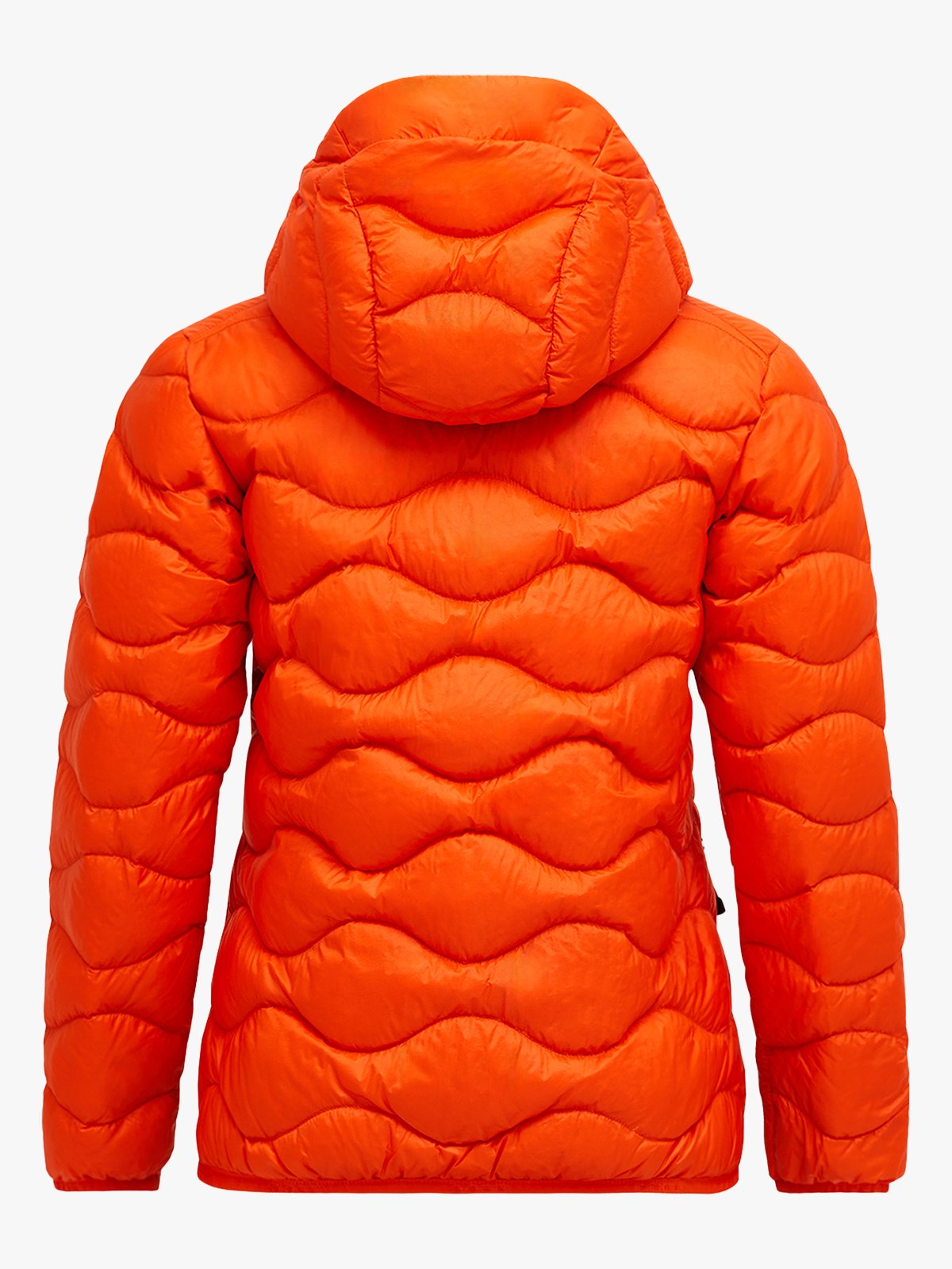 Peak Performance Helium Down Hood Jacket Women Solar Burst