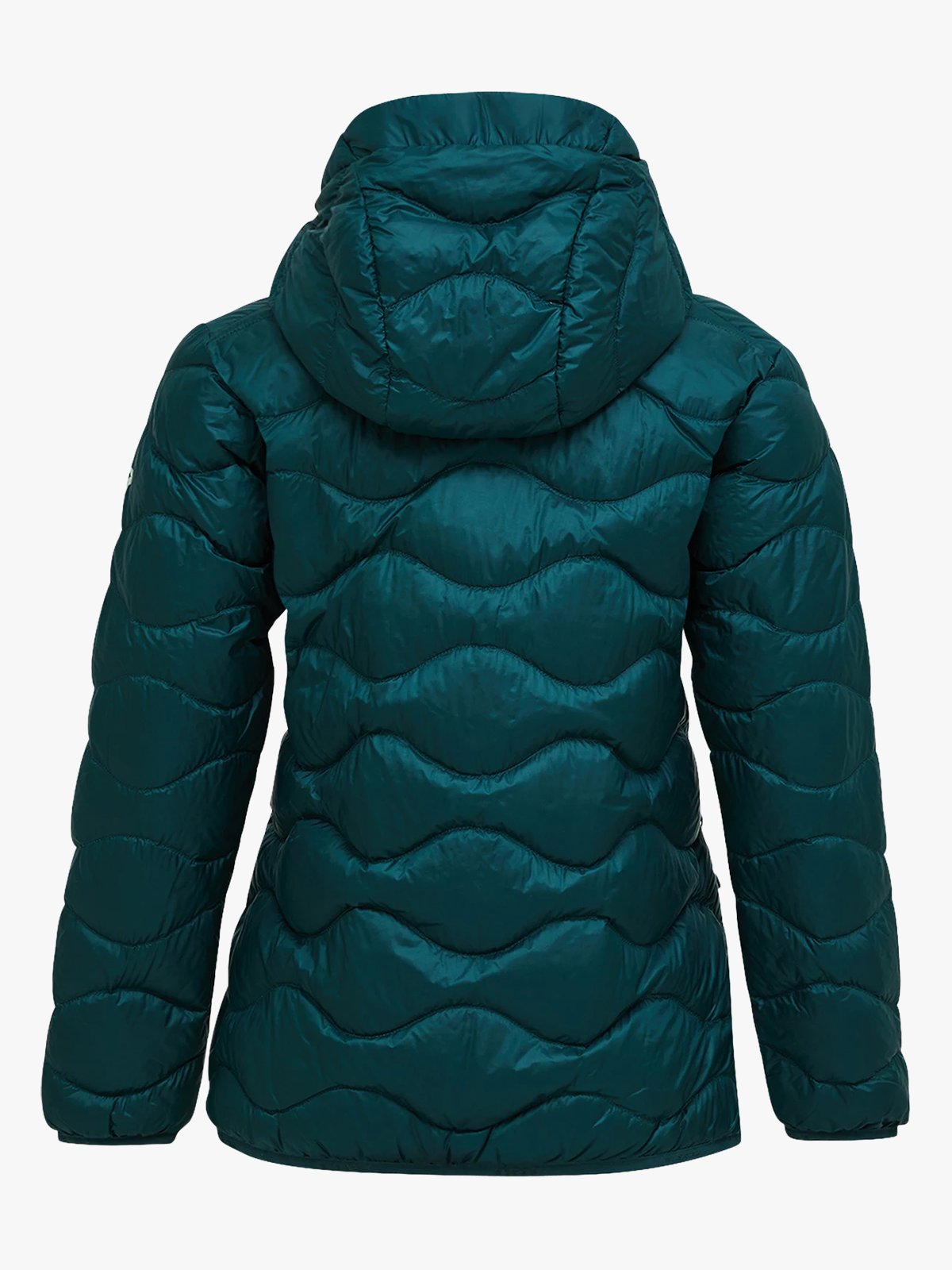 Peak Performance Helium Down Hood Jacket Women Ponderosa Pine / Green Valley