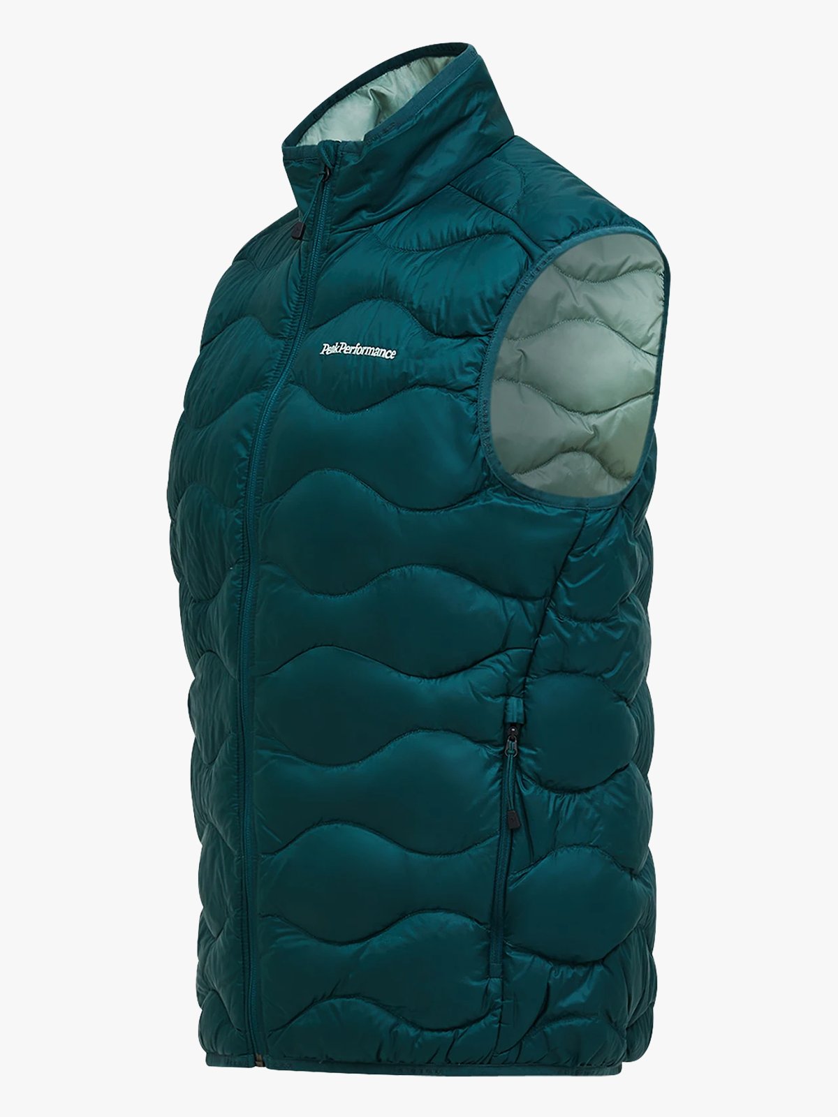 Peak Performance Helium  Down Vest Men Ponderosa Pine / Green Valley
