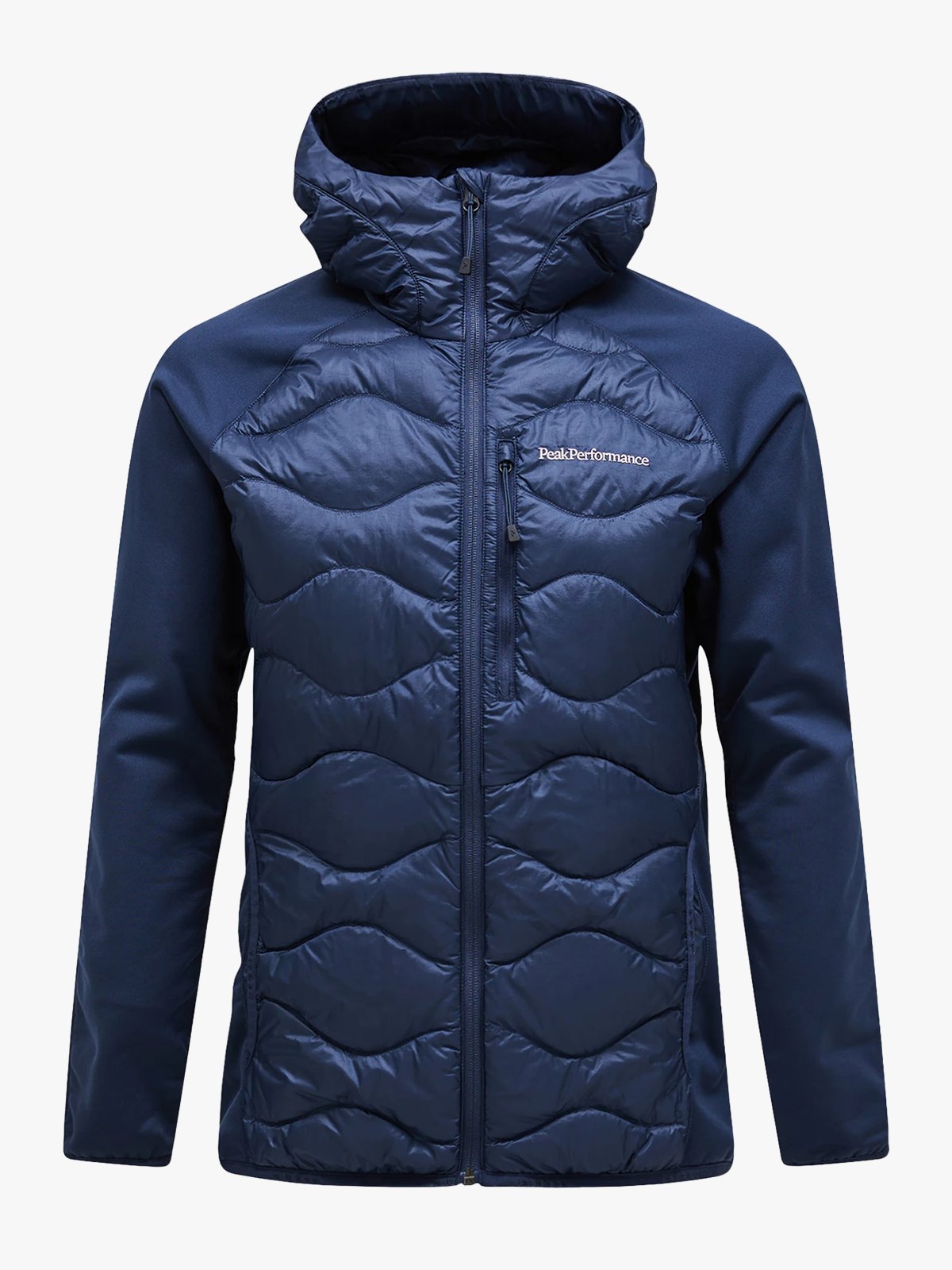Peak Performance Helium Down Hybrid Hood Men BLUE SHADOW
