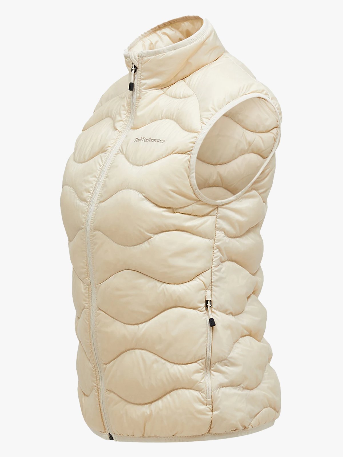 Peak Performance Helium Down Vest Women Sand Fog