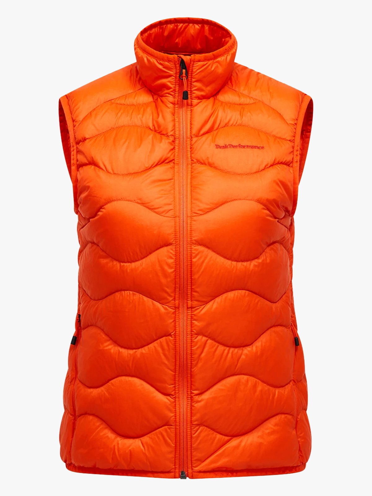 Peak Performance Helium Down Vest Women Solar Burst