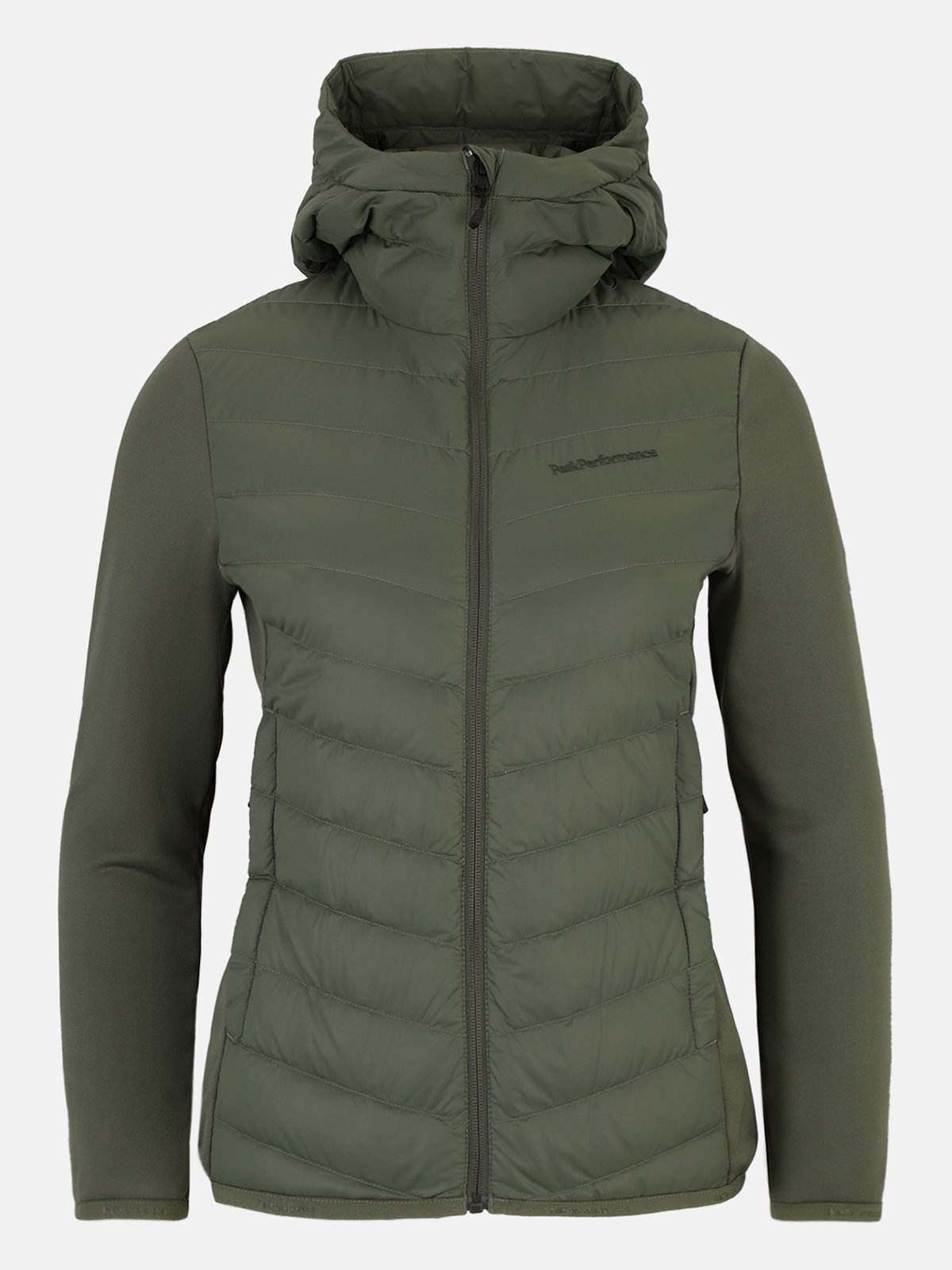 Peak Performance Frost Down Hybrid Hood Pine Needle