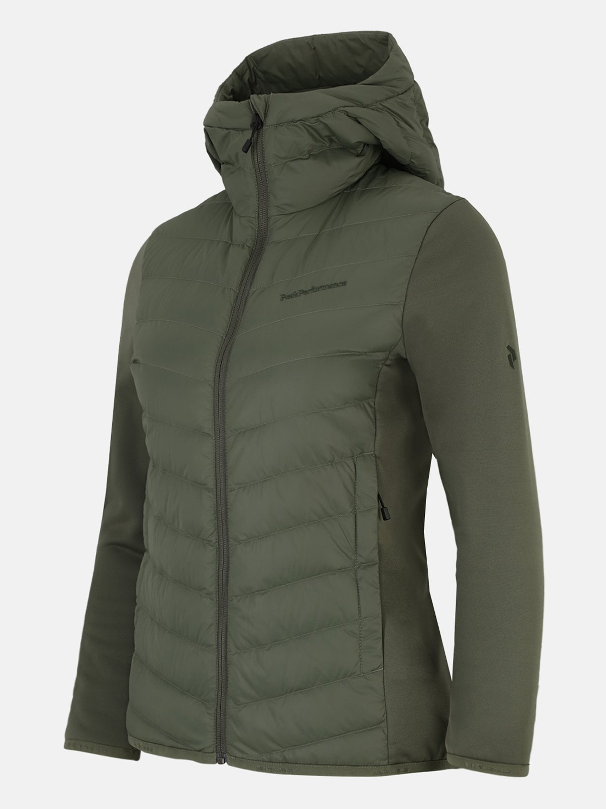 Peak Performance Frost Down Hybrid Hood Pine Needle