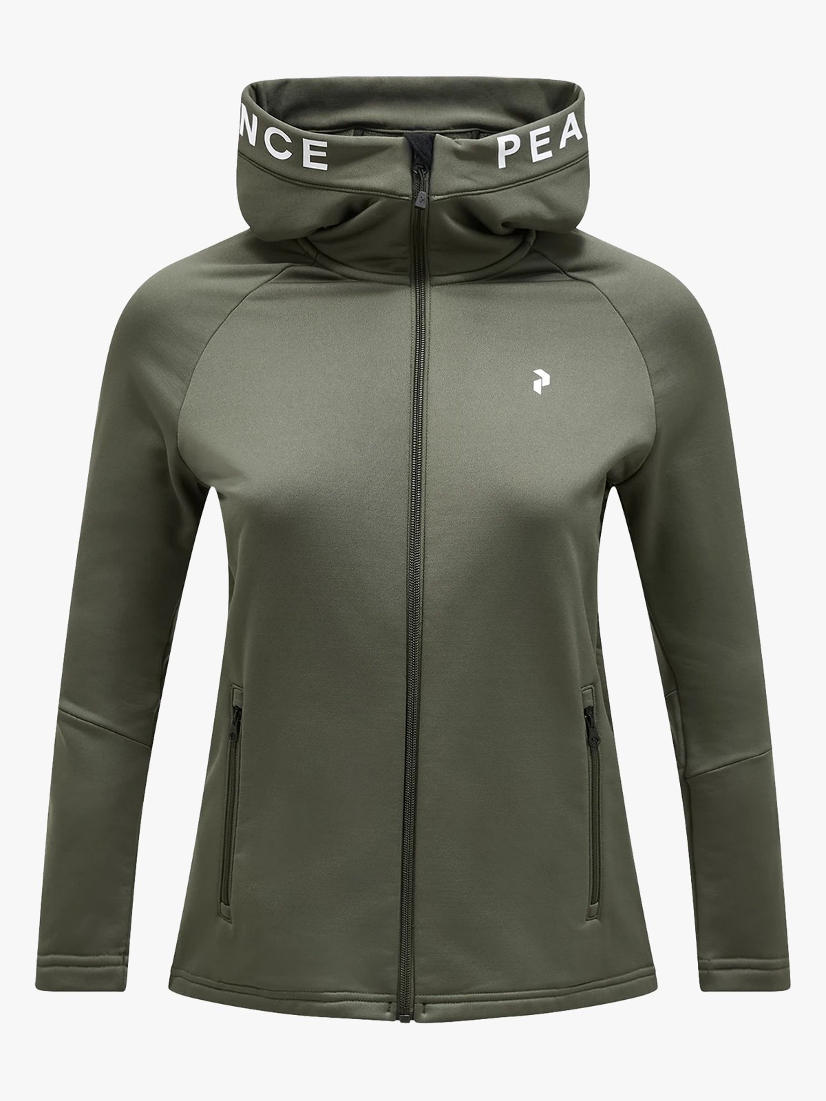 Peak Performance Rider Zip Hood Pine Needle
